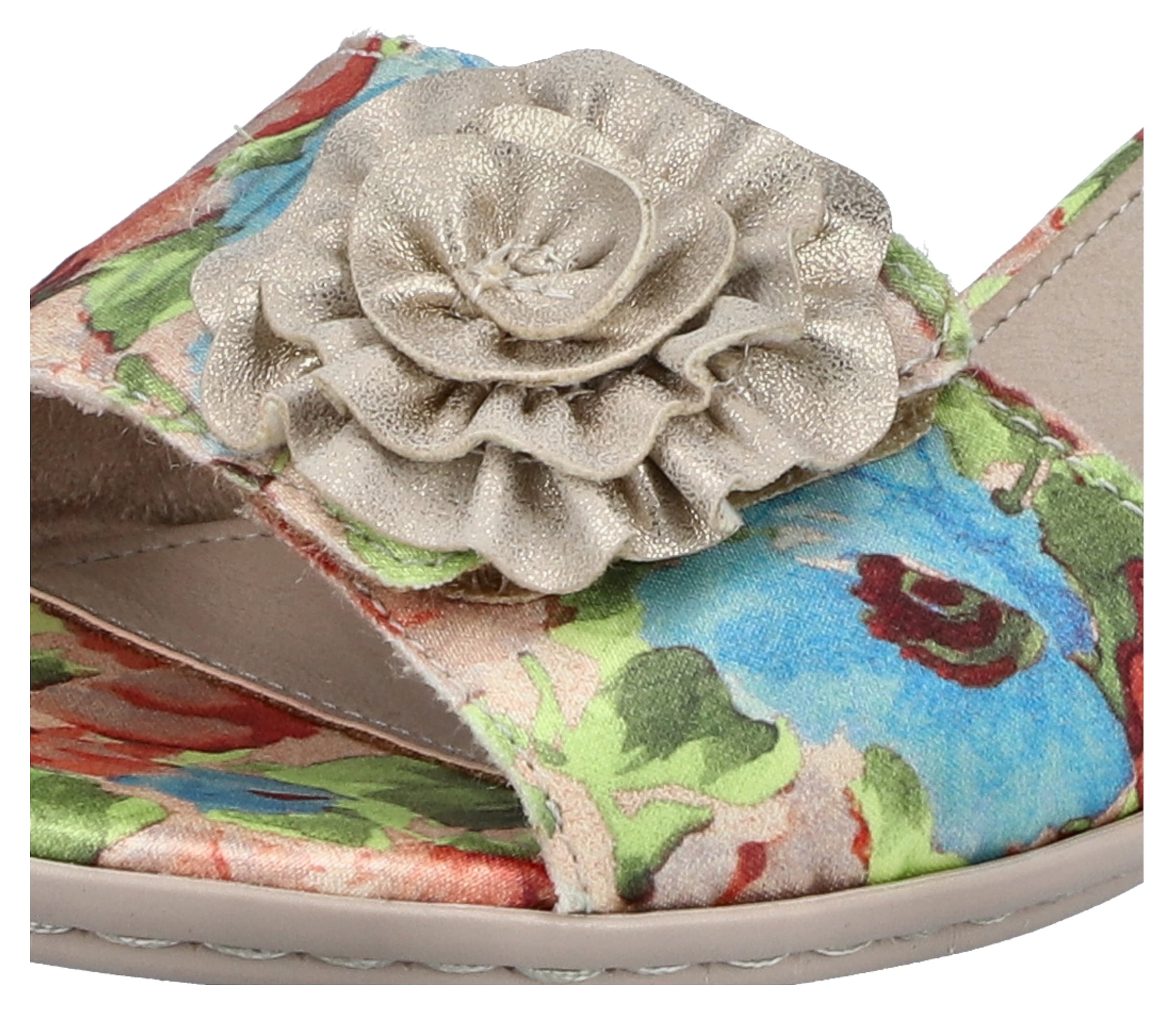 Rieker Sandalette, Sommerschuh, Riemchensandale, Urlaubschuh mit praktischem Klett