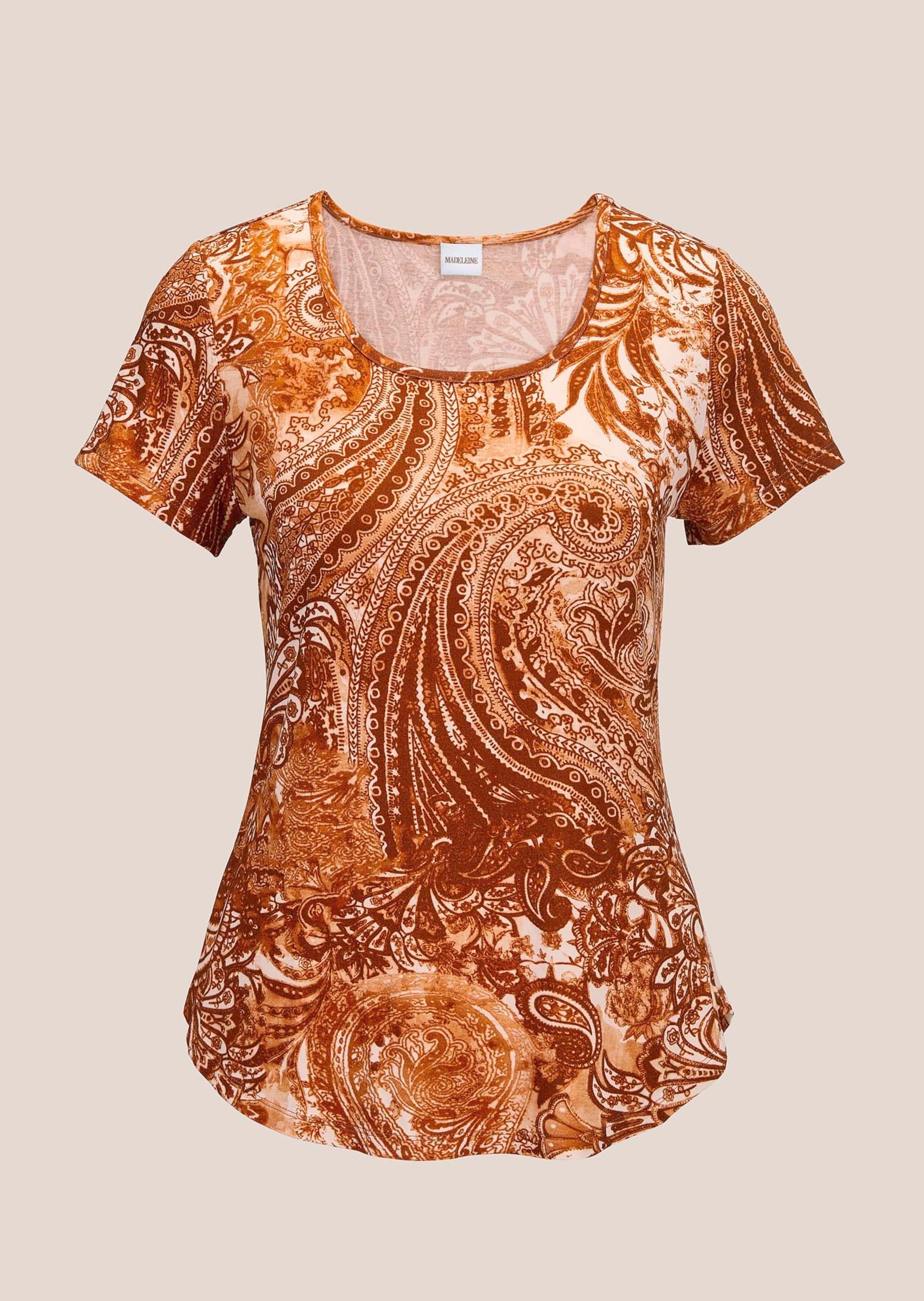 MADELEINE Kurzarmshirt "Shirt Sommerliches Shirt mit Alloverprint" günstig online kaufen