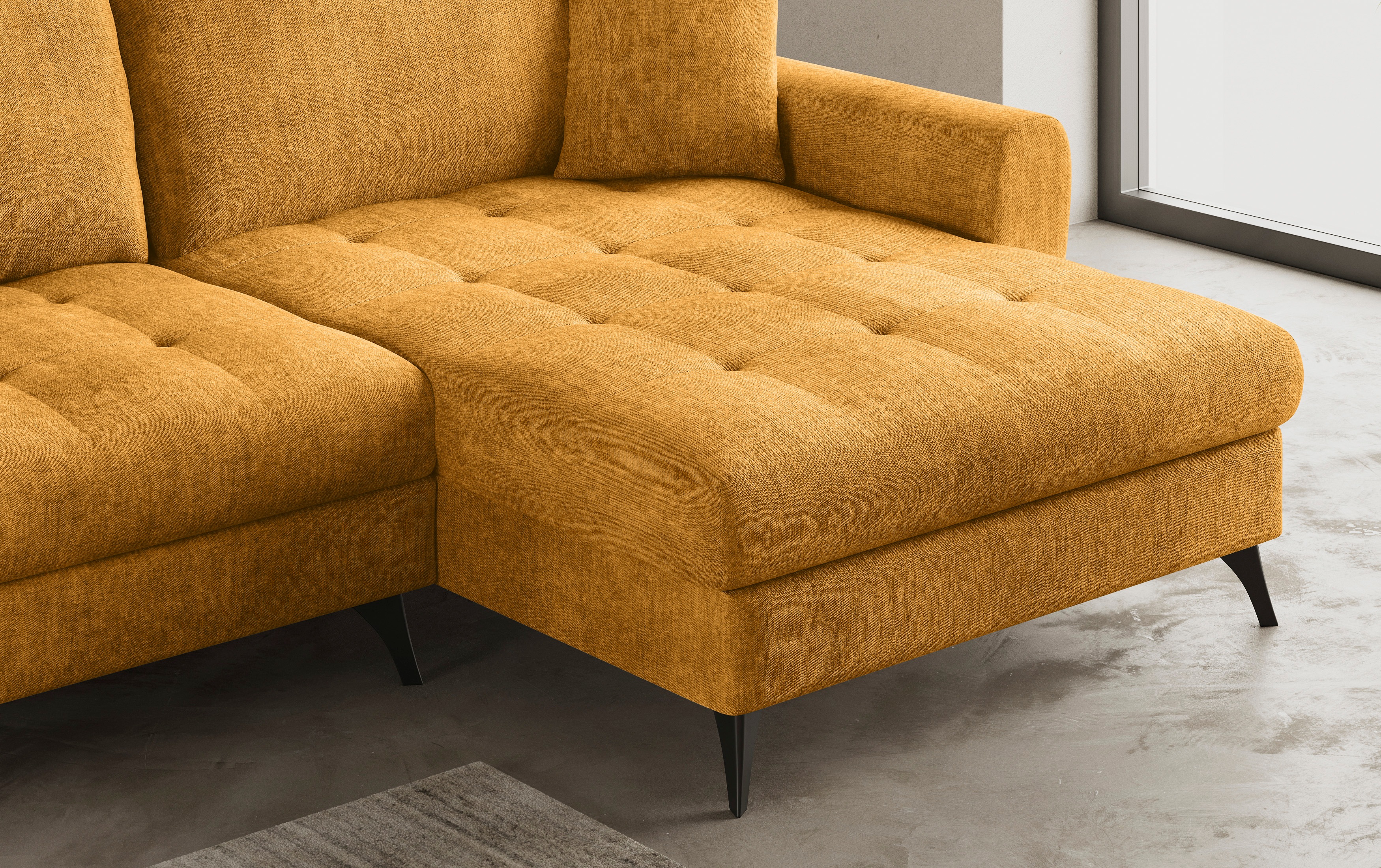 Thumbnail - Mr. Couch Ecksofa "Blackburn II, L-Form", Mit Kaltschaumpolsterung bis 140 kg belastbar