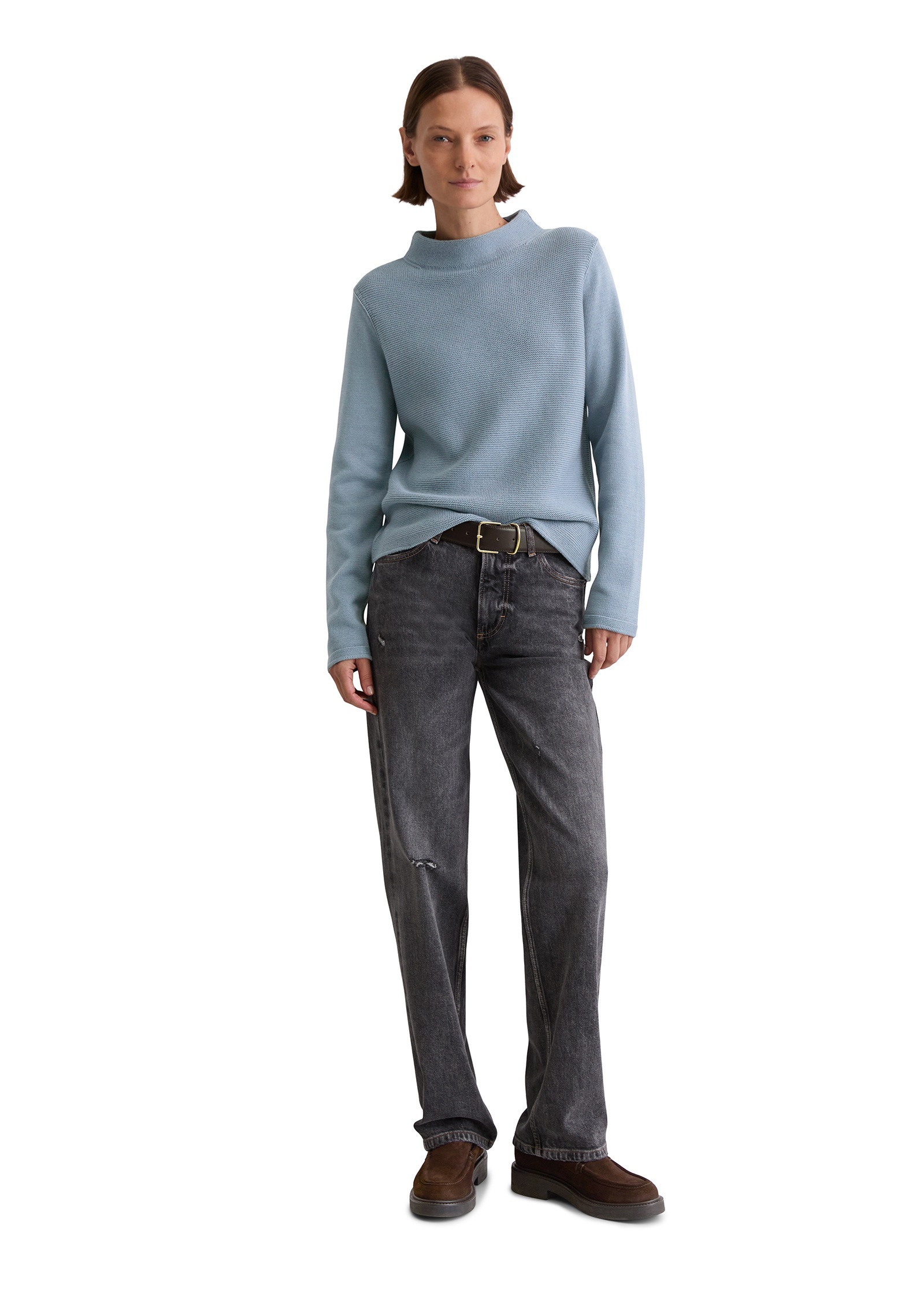 Marc O'Polo Stehkragenpullover »aus Organic Cotton«
