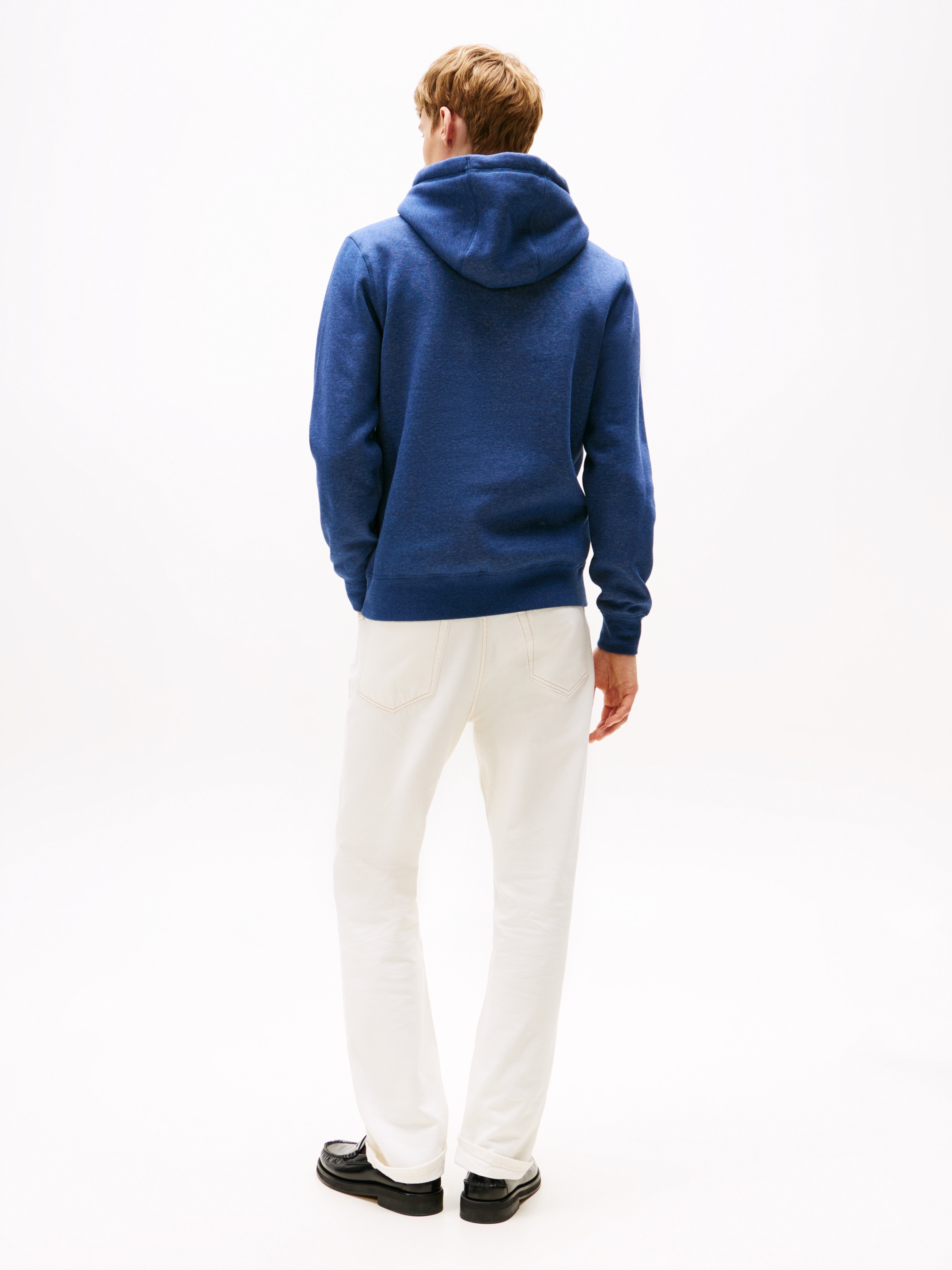 Tommy Hilfiger Kapuzensweatshirt »TOMMY LOGO HOODY mit Kapuze und Kängurutasche«, unifarben, casual, regular fit, Baumwollmix, Kapuze