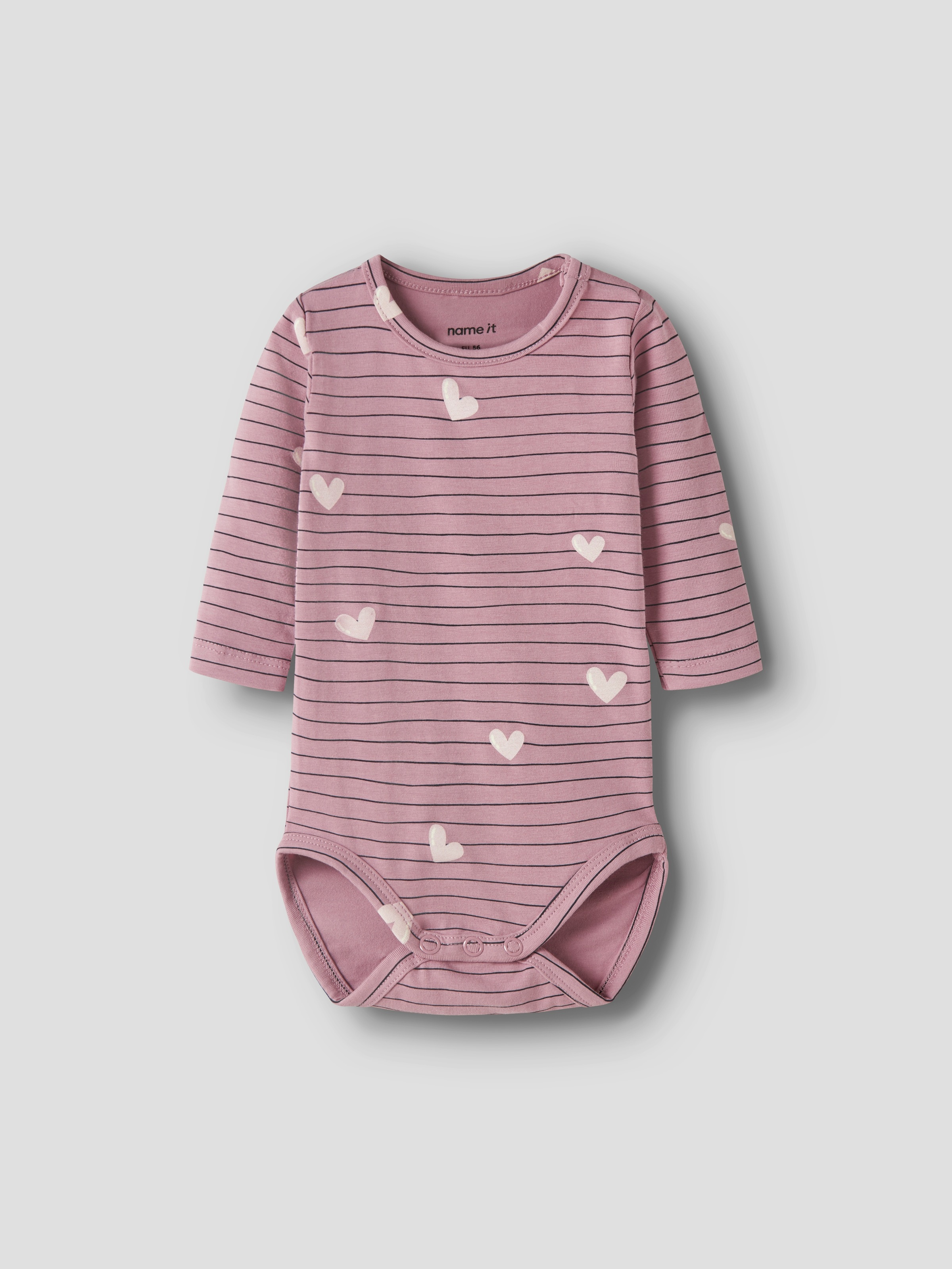 Name It Langarmbody »NBFVANDORA 2P LS BODY BOX« Packung, 2 Baumwollmischung, Allover bedruckt