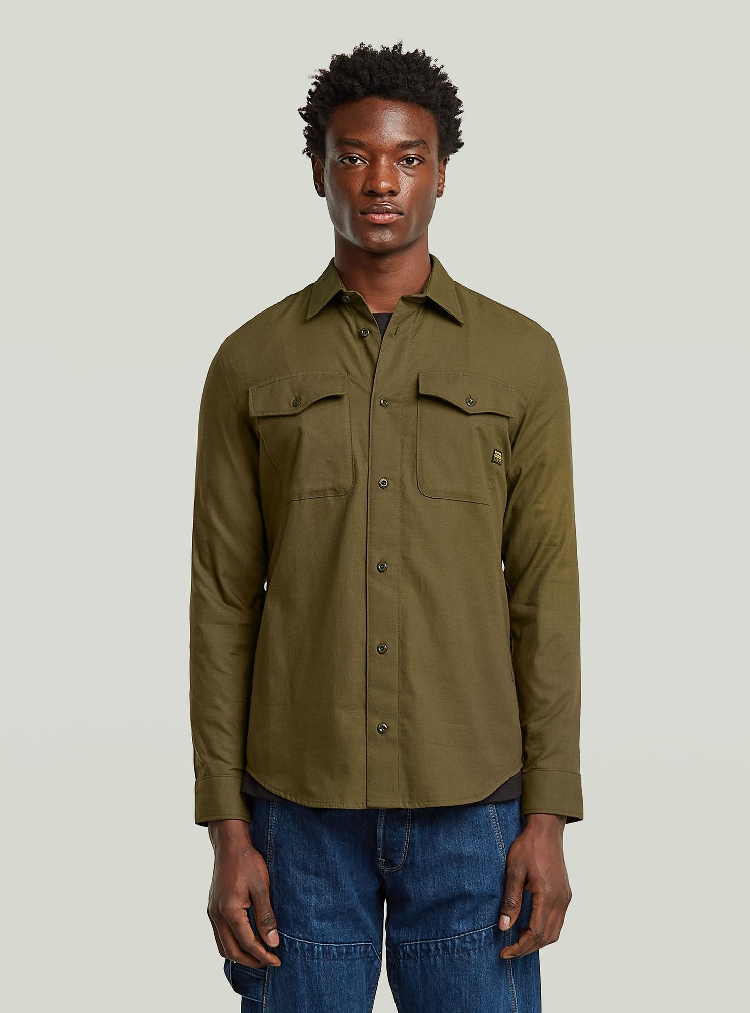 G-STAR Langarmshirt "Marine Slim Hemd" günstig online kaufen