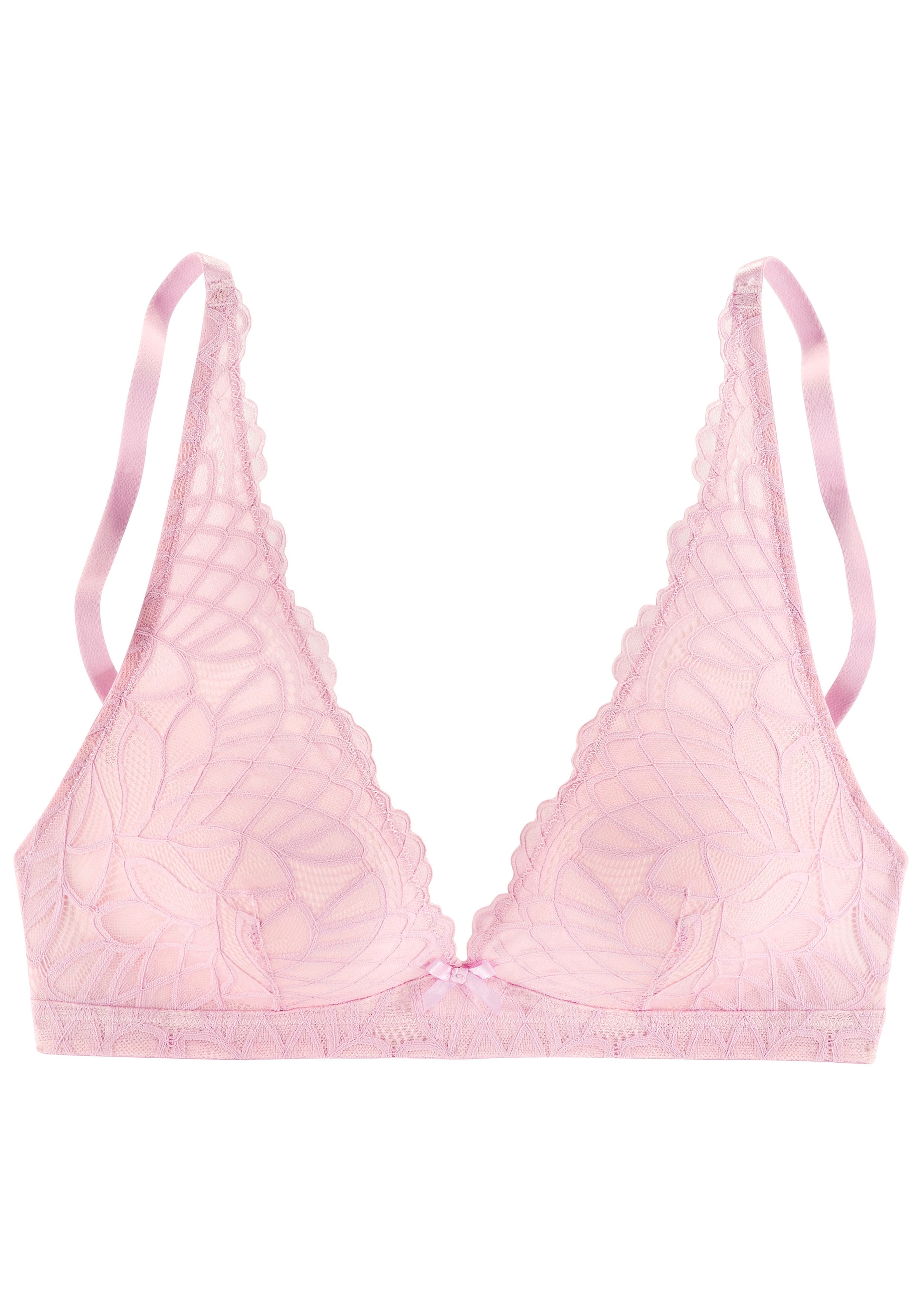 LASCANA Bralette-BH »Cara«, ohne Bügel im edlen High-Apex Design, sexy Dessous