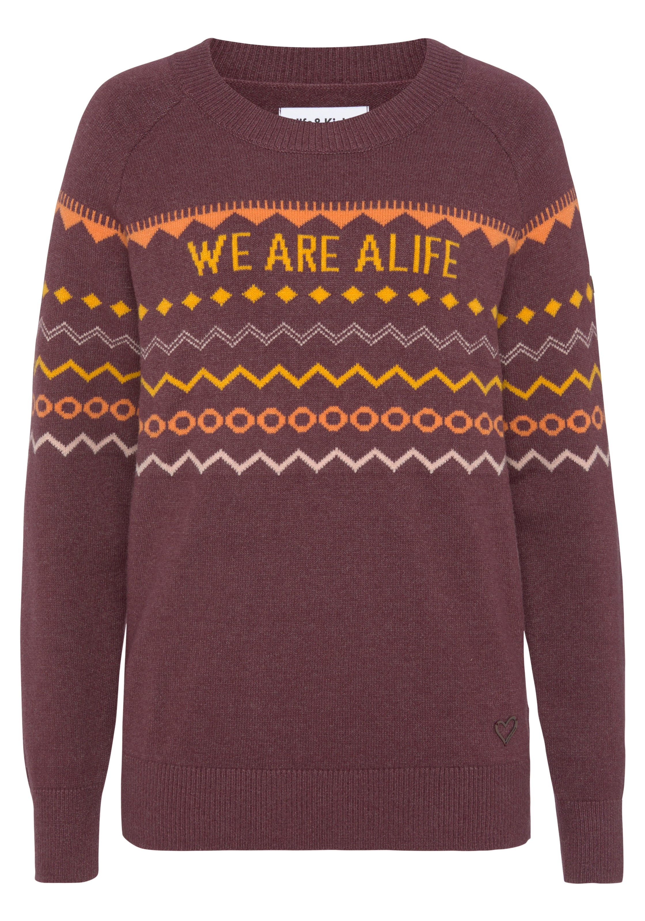 Alife & Kickin Norwegerpullover »BrendaAK«, NEUE KOLLEKTION