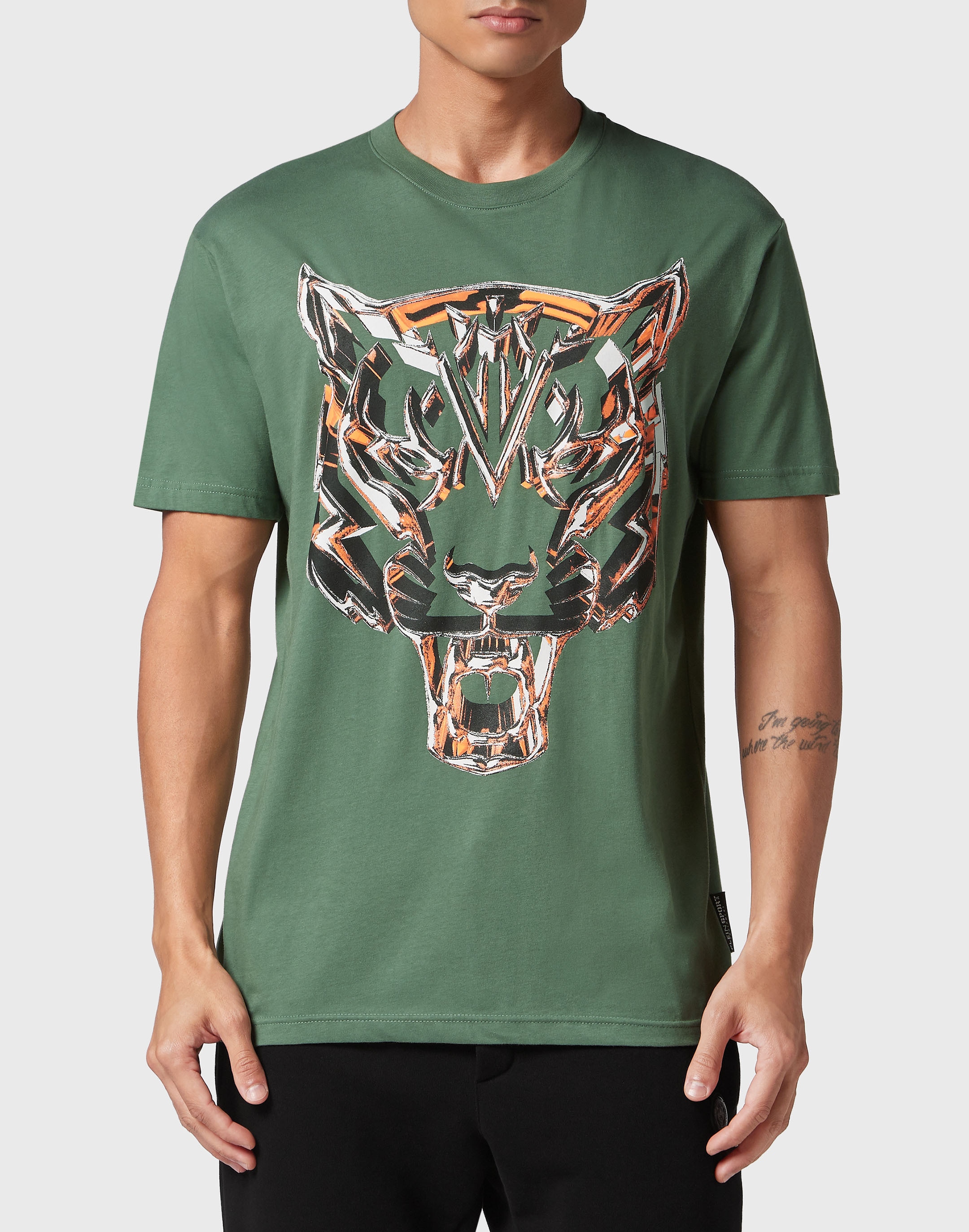 PLEIN SPORT T-Shirt "Chrome Tiger" günstig online kaufen