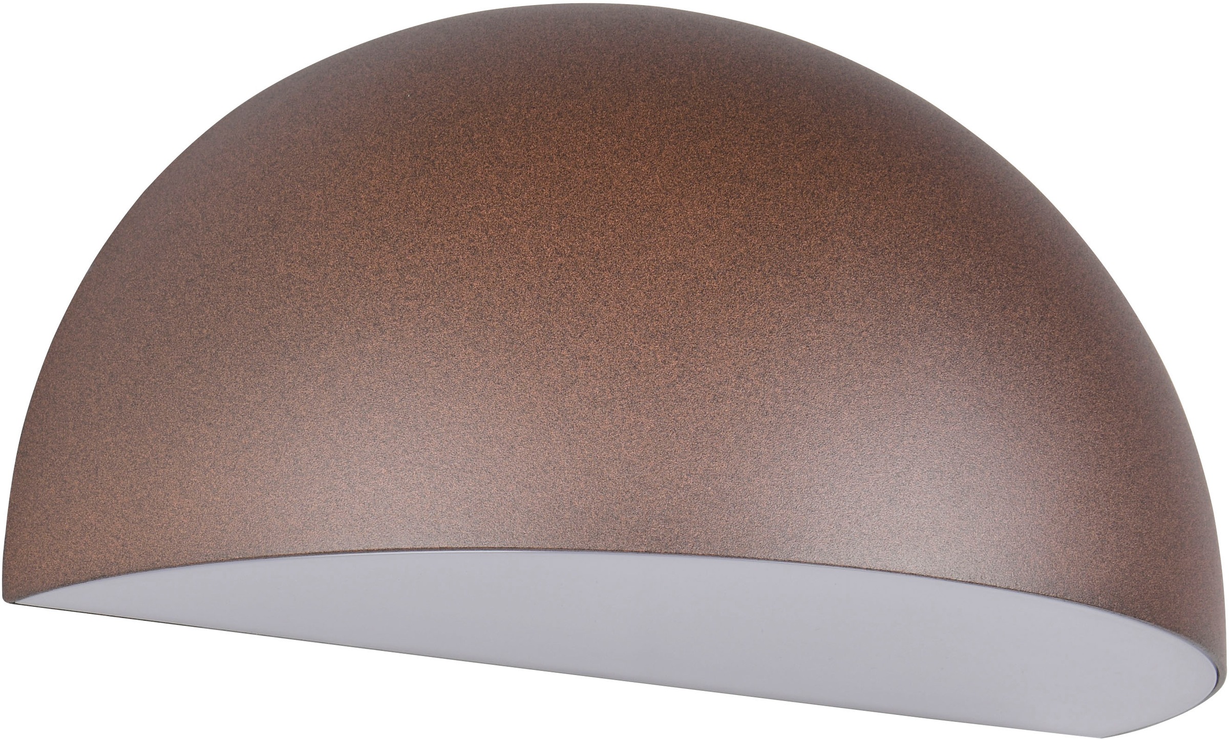 TRIO Leuchten Außen-Wandleuchte »MAAS, Hauswand Leuchte Downlight kugelförmig Metall Aluminium IP44«, 1 flammig, Leuchtmittel E27 | Leuchtmittel wechselbar, exkl 1x E27 max 10W, Breite 27cm Höhe 14cm, Leuchtmittel wechselbar