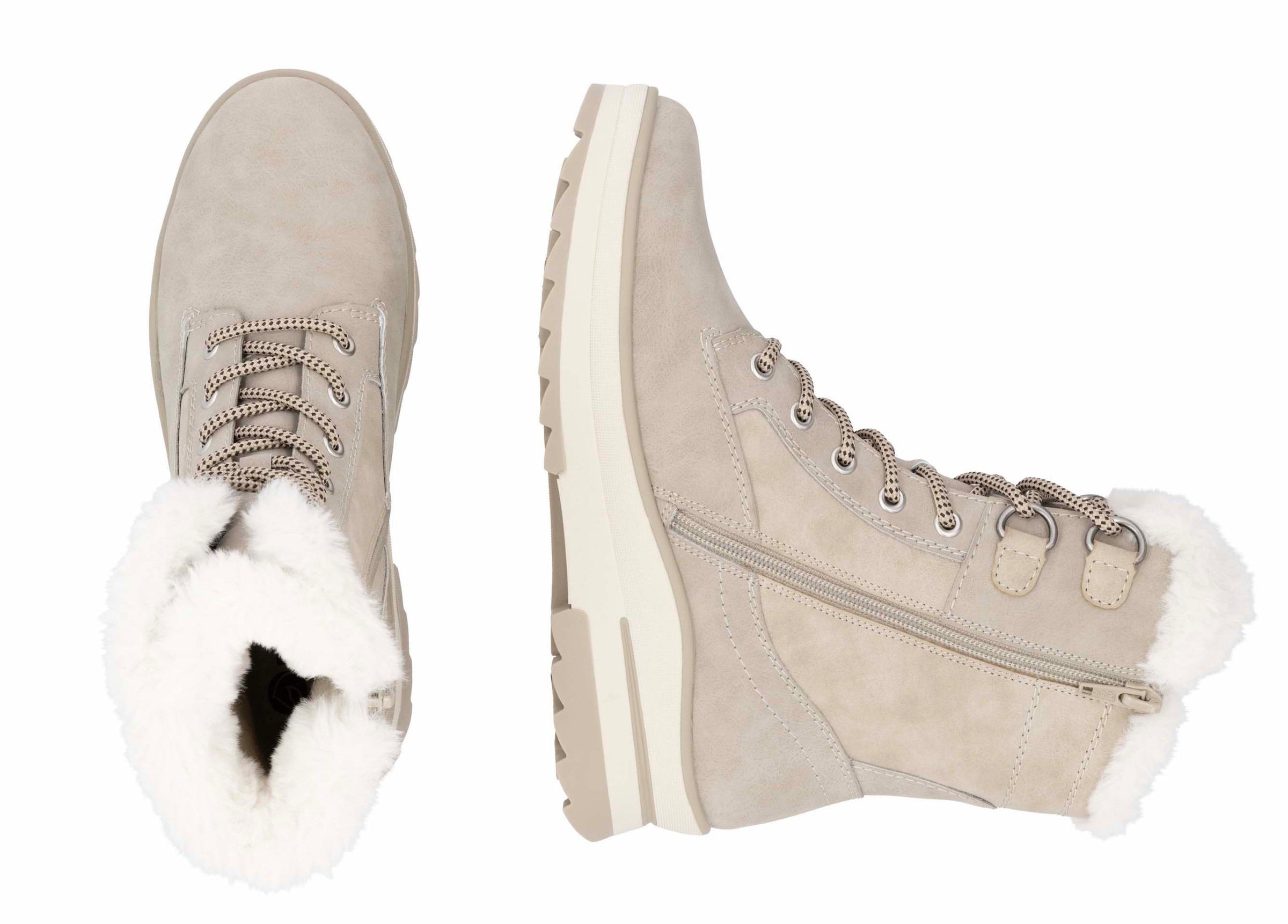 Remonte Winterboots, Keilabsatz, Plateau, Winterboots mit wasserabweisender TEX-Membran
