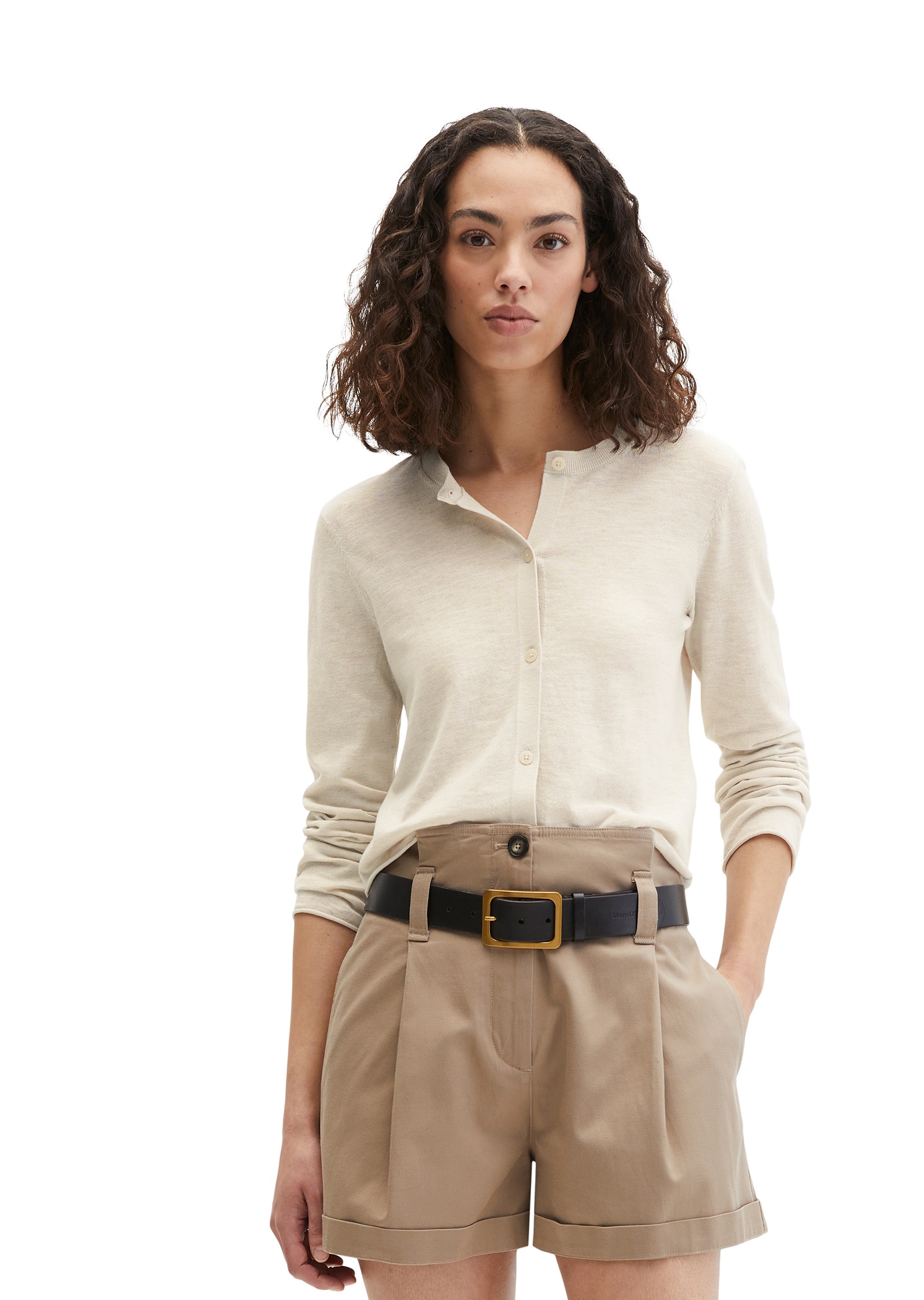 Marc O'Polo Cardigan »aus Organic Cotton-Leinen-Mix«