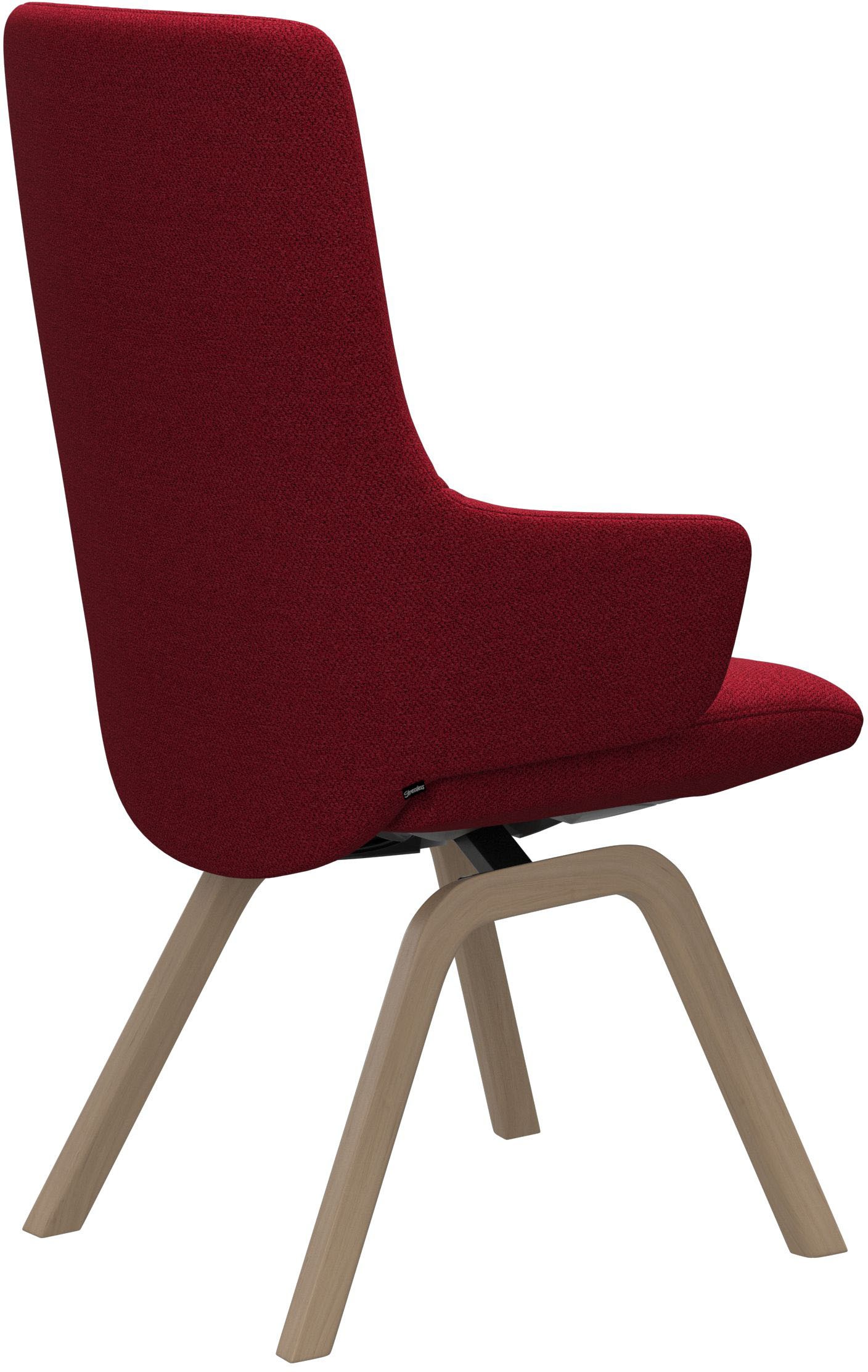 Stressless® Polsterstuhl »Laurel«, ROHLEDER Stoff Q2 FARON, High Back mit Armlehne, Größe L, mit schräggestellten Beinen