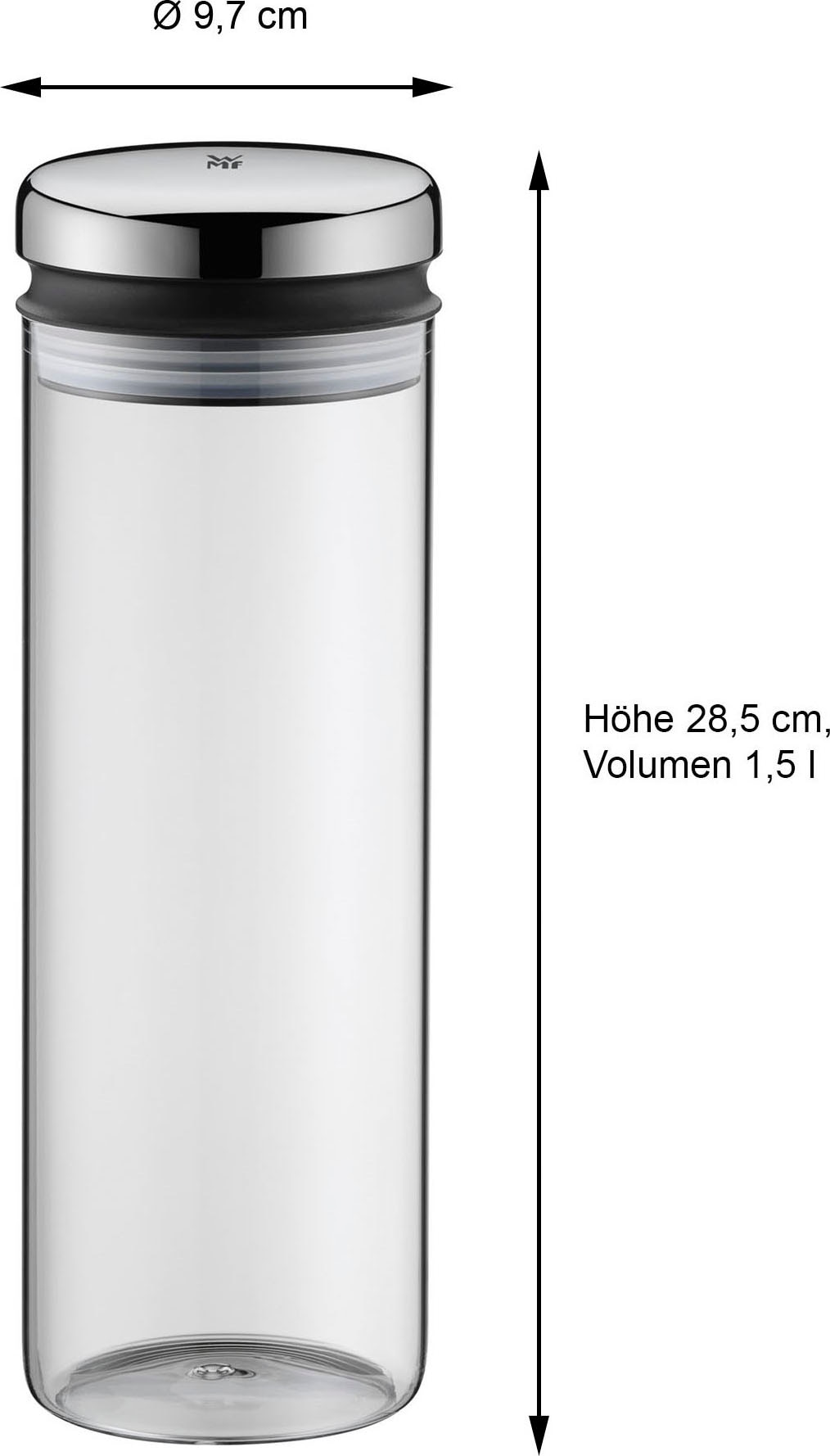 WMF Vorratsglas »Depot«, (1 | tlg.), aromadicht kaufen BAUR verschließt