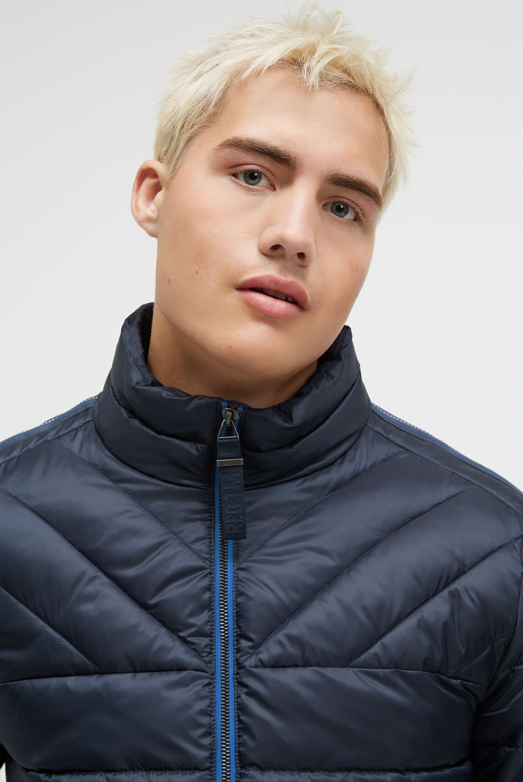 CAMP DAVID Outdoorjacke, ohne Kapuze, mit Windfangleiste