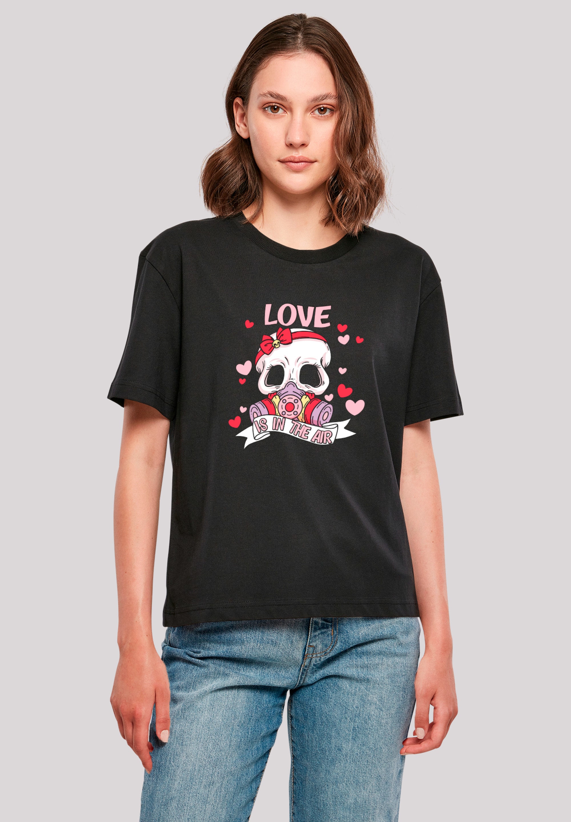 F4NT4STIC T-Shirt "Anti Valentinstag LOVE is in the air", Premium Qualität günstig online kaufen