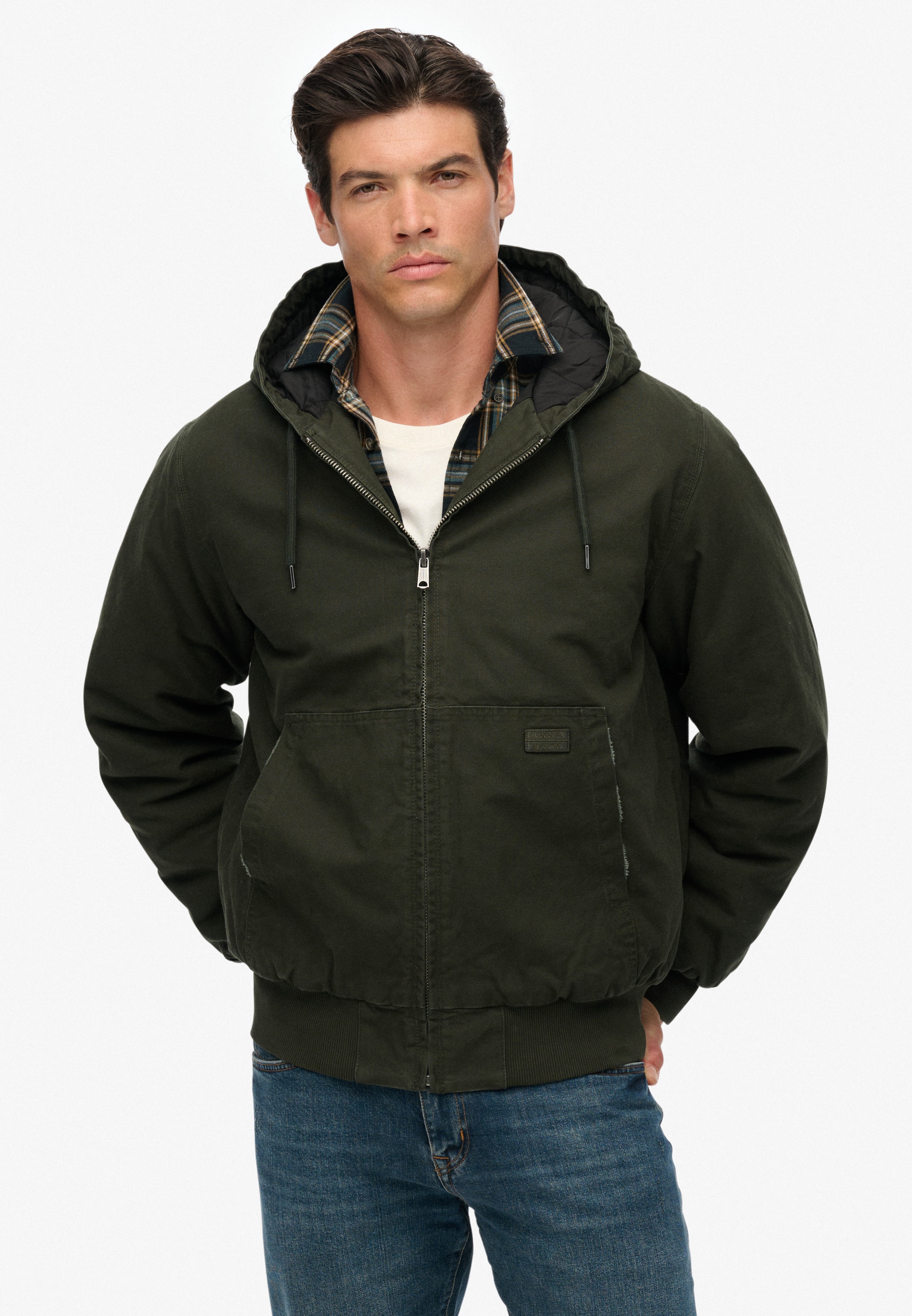 Superdry Parka "CANVAS SURPLUS HOODED JKT", mit Kapuze günstig online kaufen