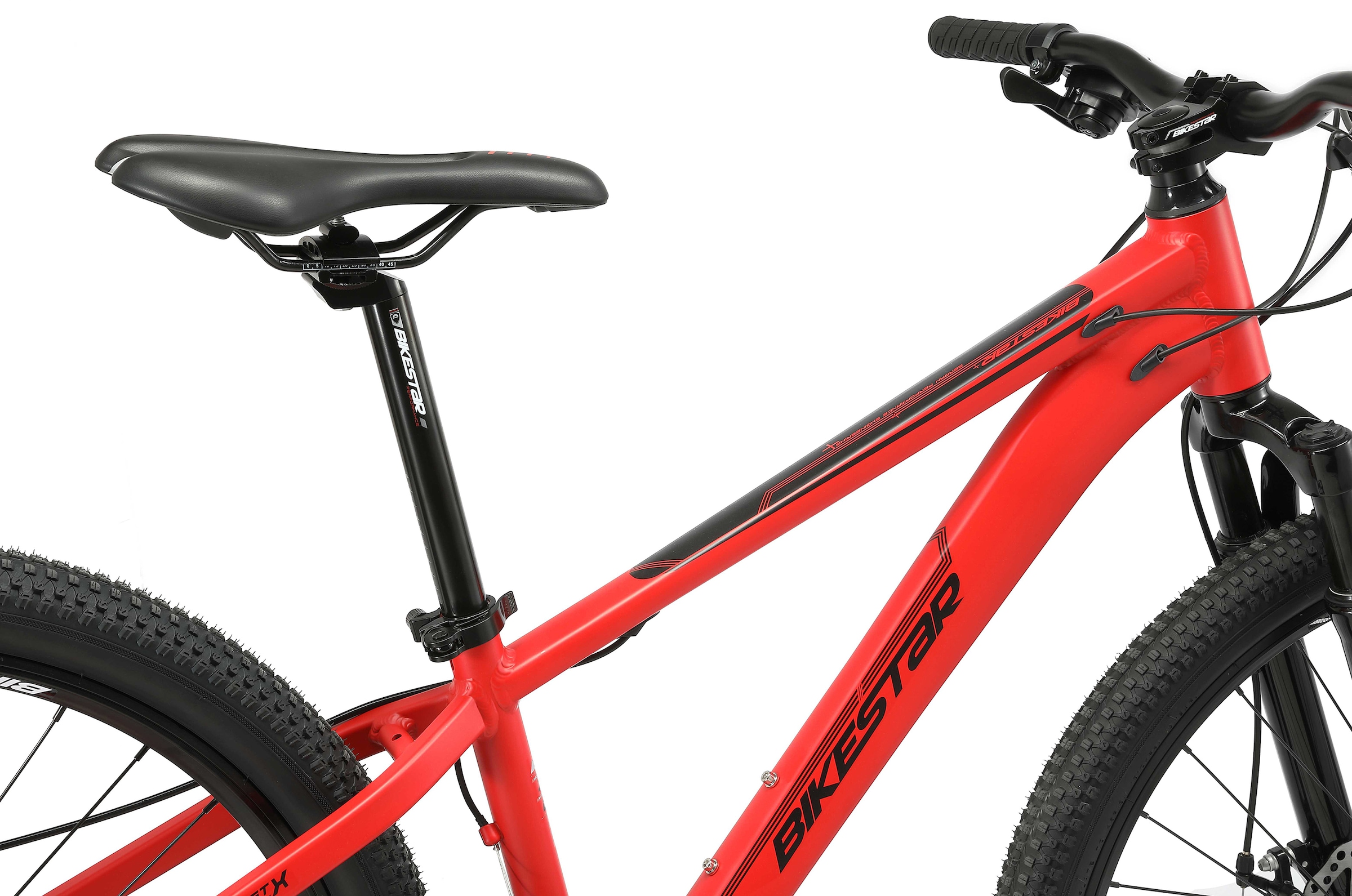 Bikestar Mountainbike, 21 Gang, Shimano, RD-TY300 Schaltwerk, Kettenschaltung, für Damen und Herren, Kettenschaltung