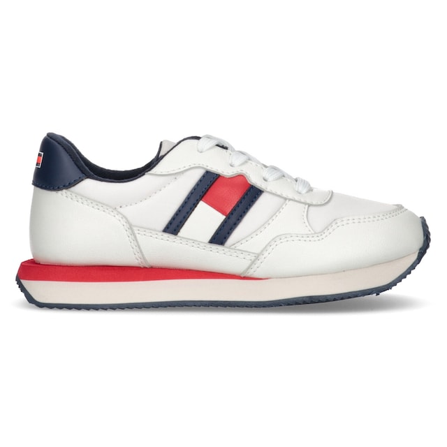 Black Friday Tommy Hilfiger Sneaker »FLAG LOW CUT LACE-UP SNEAKER«, mit  farbigem Sohleneinsatz | BAUR