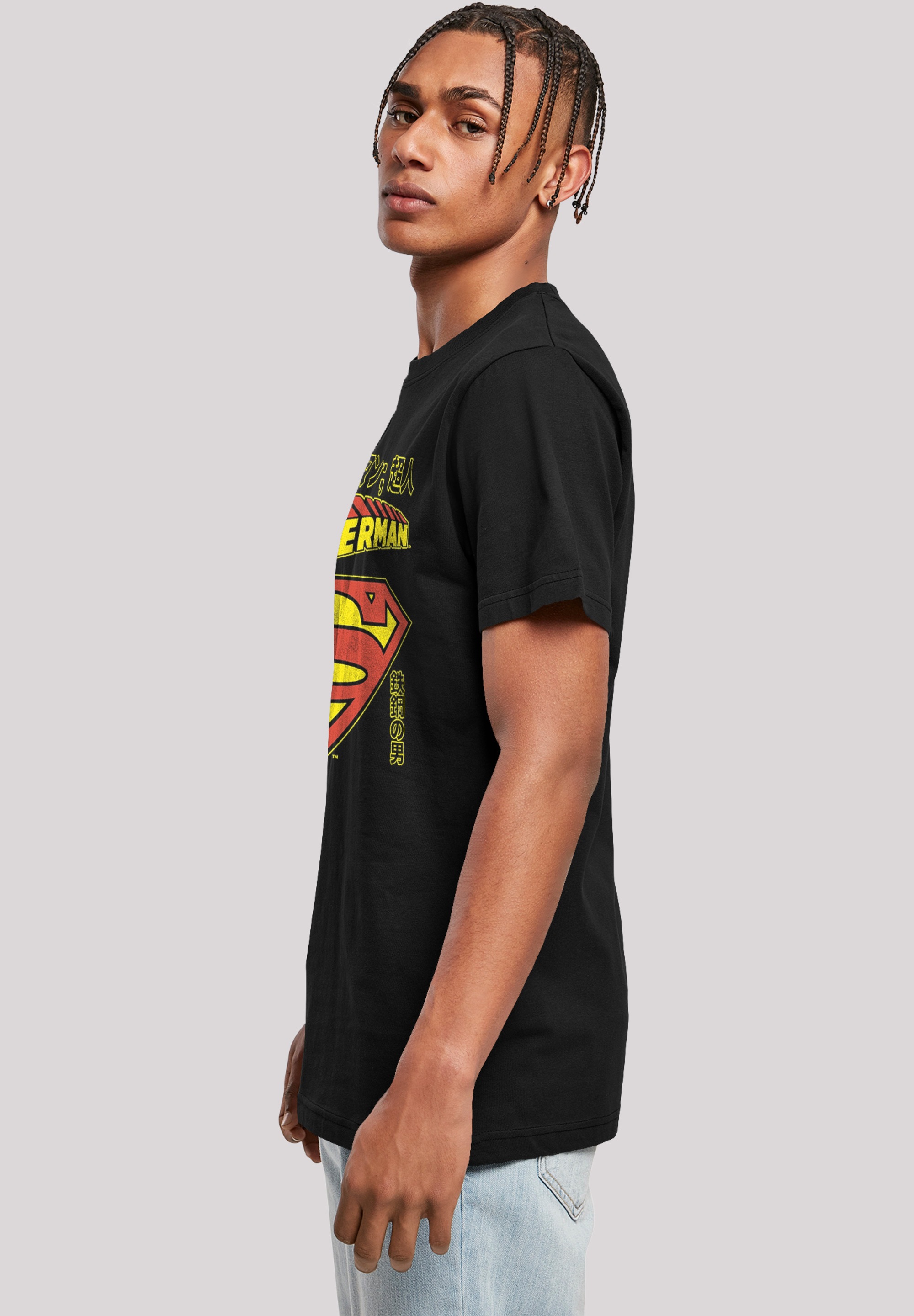 F4NT4STIC T-Shirt »DC Comics Superman Shield«, Herren,Premium Merch,Regular-Fit,Basic,Bedruckt
