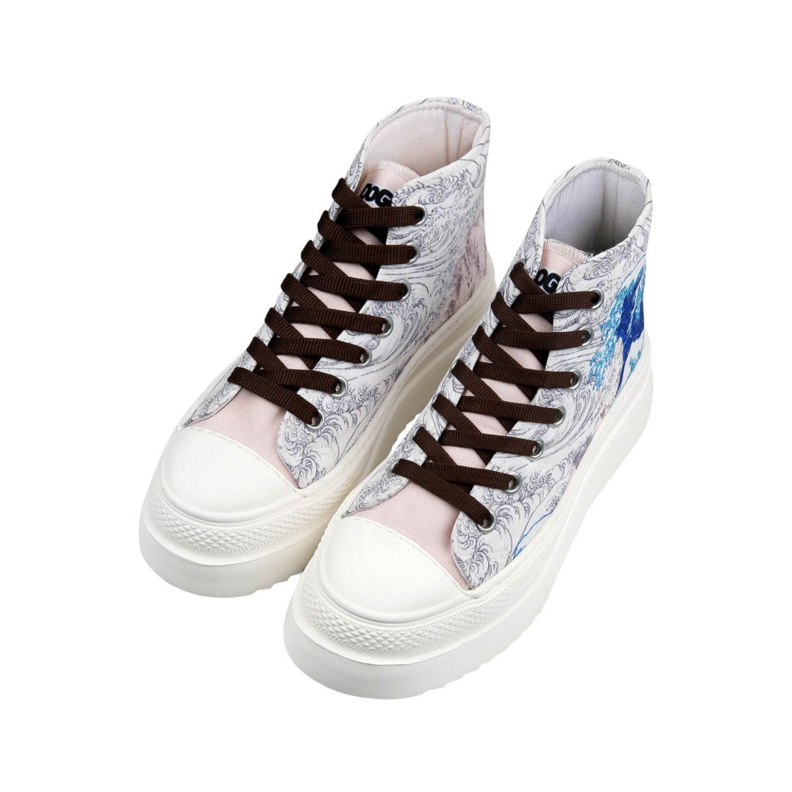 DOGO Sneaker »Fiora High-Top Sneaker Japanese Waves Damen Sneaker«  Handgefertigt