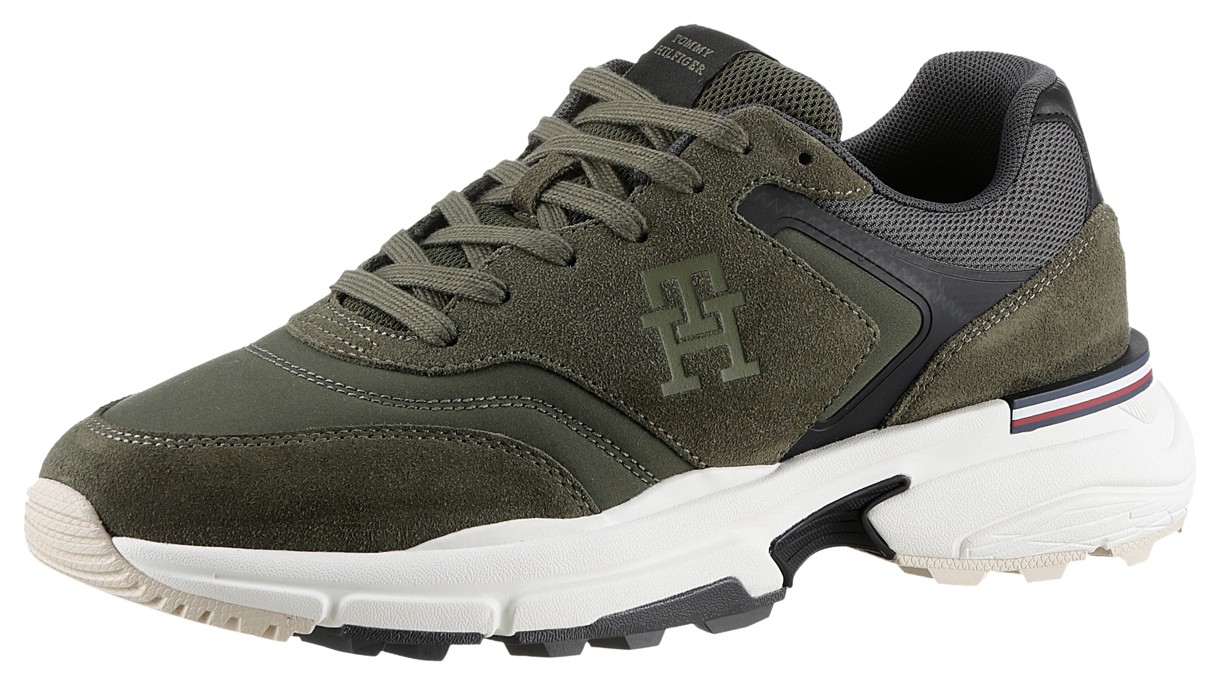 Tommy Hilfiger Keilsneaker "M RUNNER X VENTILE MIX", Freizeitschuh, Halbsch günstig online kaufen