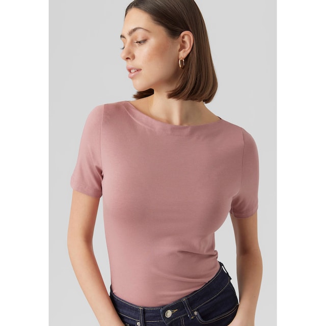 Vero Moda Kurzarmshirt »VMPANDA MODAL S/S TOP NOOS« kaufen | BAUR