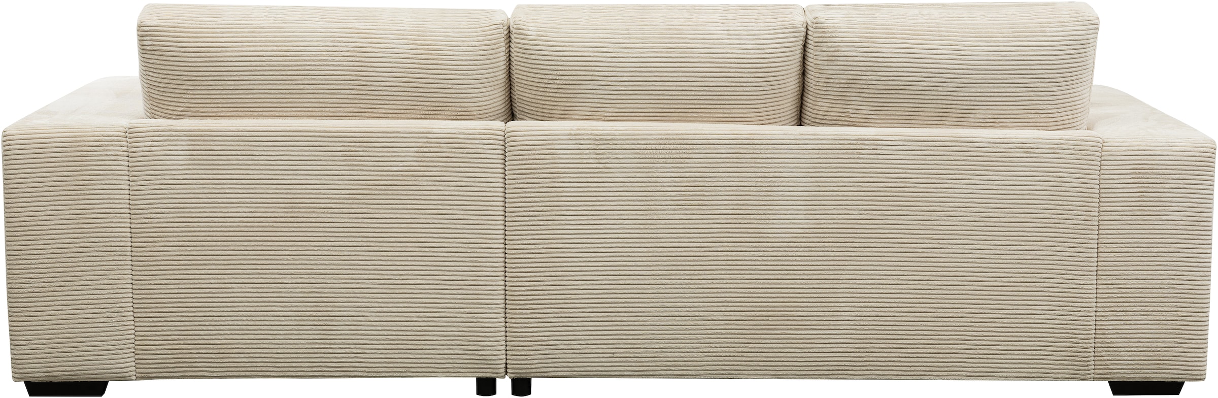 WERK2 Ecksofa »Eden modern und zeitlos, geschmackvolles Sofa, Breite 286cm, L-Form«, Design Ecksofa in Cord mit besonders weichem Sitzkomfort