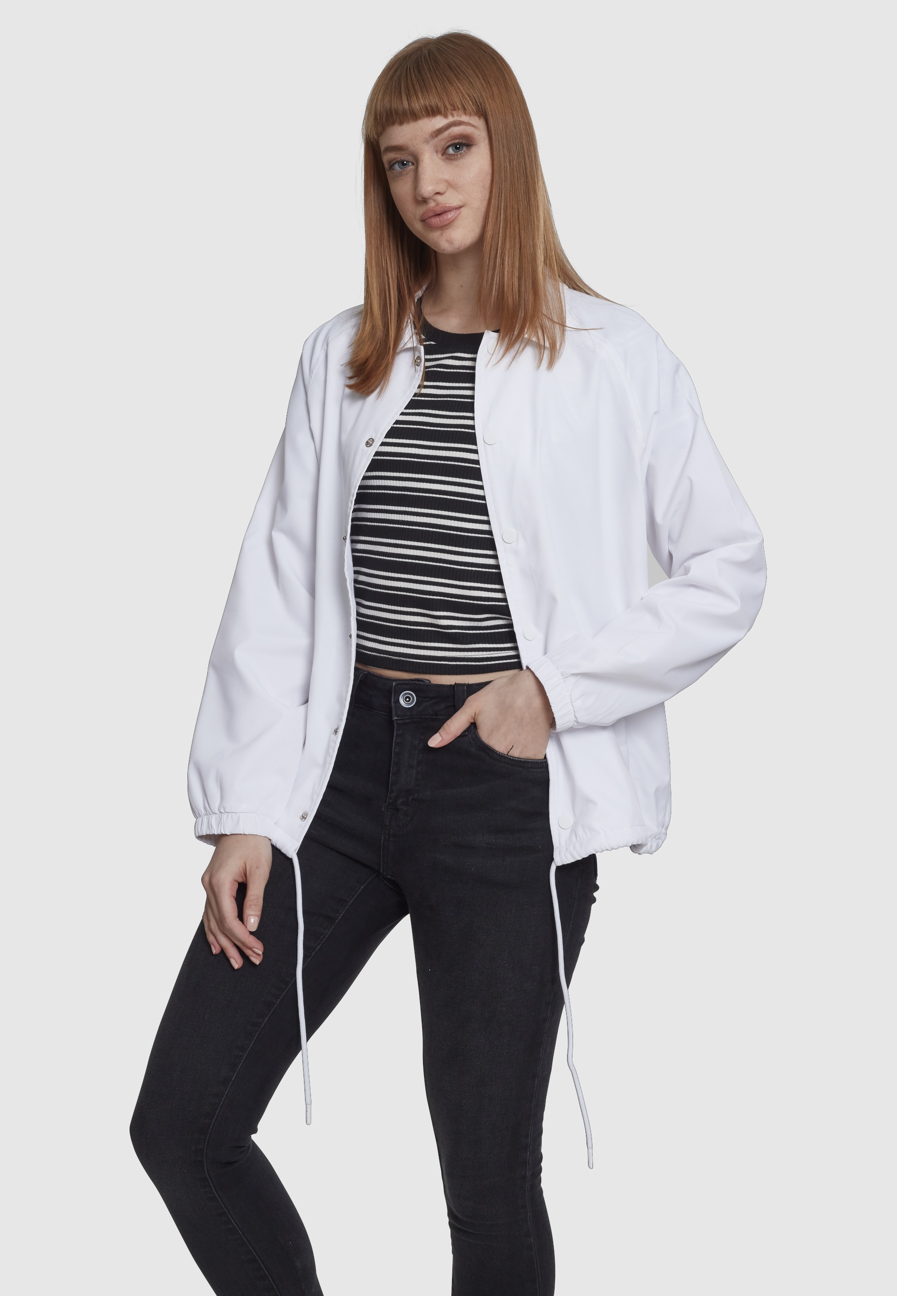 URBAN CLASSICS Funktionsmantel »Urban Classics Damen Ladies Coach Jacket«
