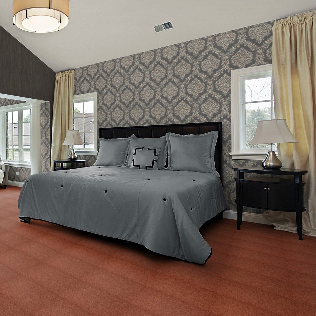 Bodenmeister Teppichboden »Jupiter, Velours - meliert, Made in Belgium«, rechteckig, 7,5 mm Höhe, Wohnzimmer, Schlafzimmer, Kinderzimmer, Breite 400/500 cm