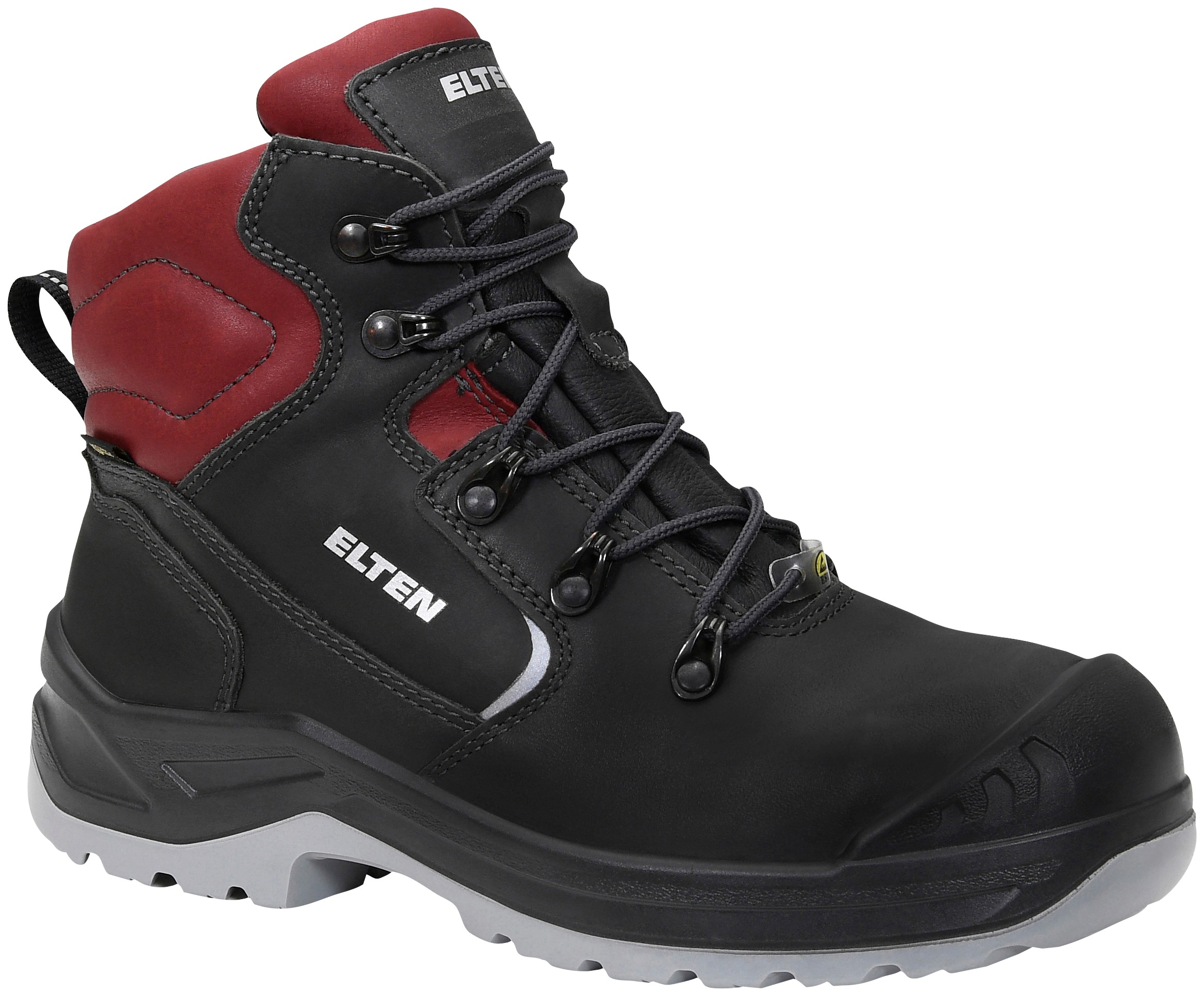 Sicherheitsstiefel »LENA GTX black-red Mid ESD S3 CI«