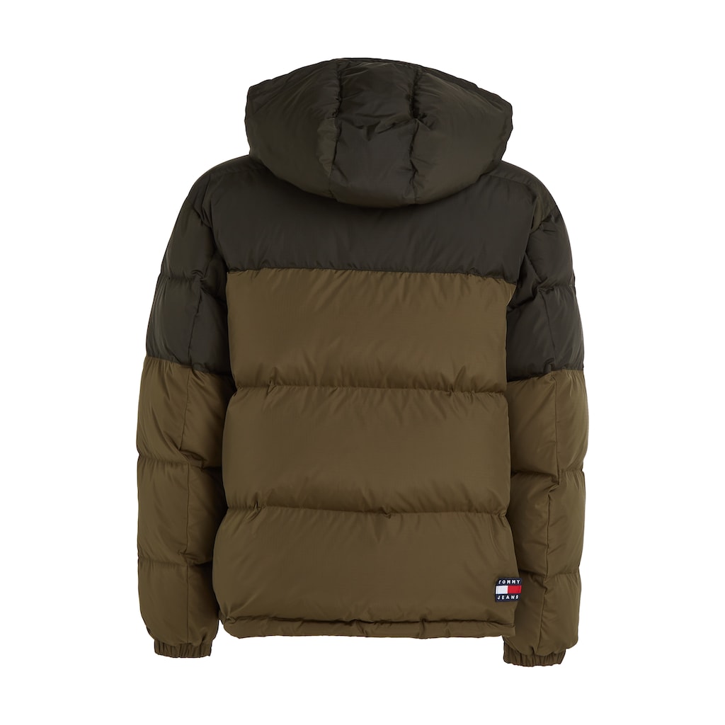 Tommy Jeans Steppjacke »TJM ALASKA COLORBLOCK PUFFER«, mit Kapuze