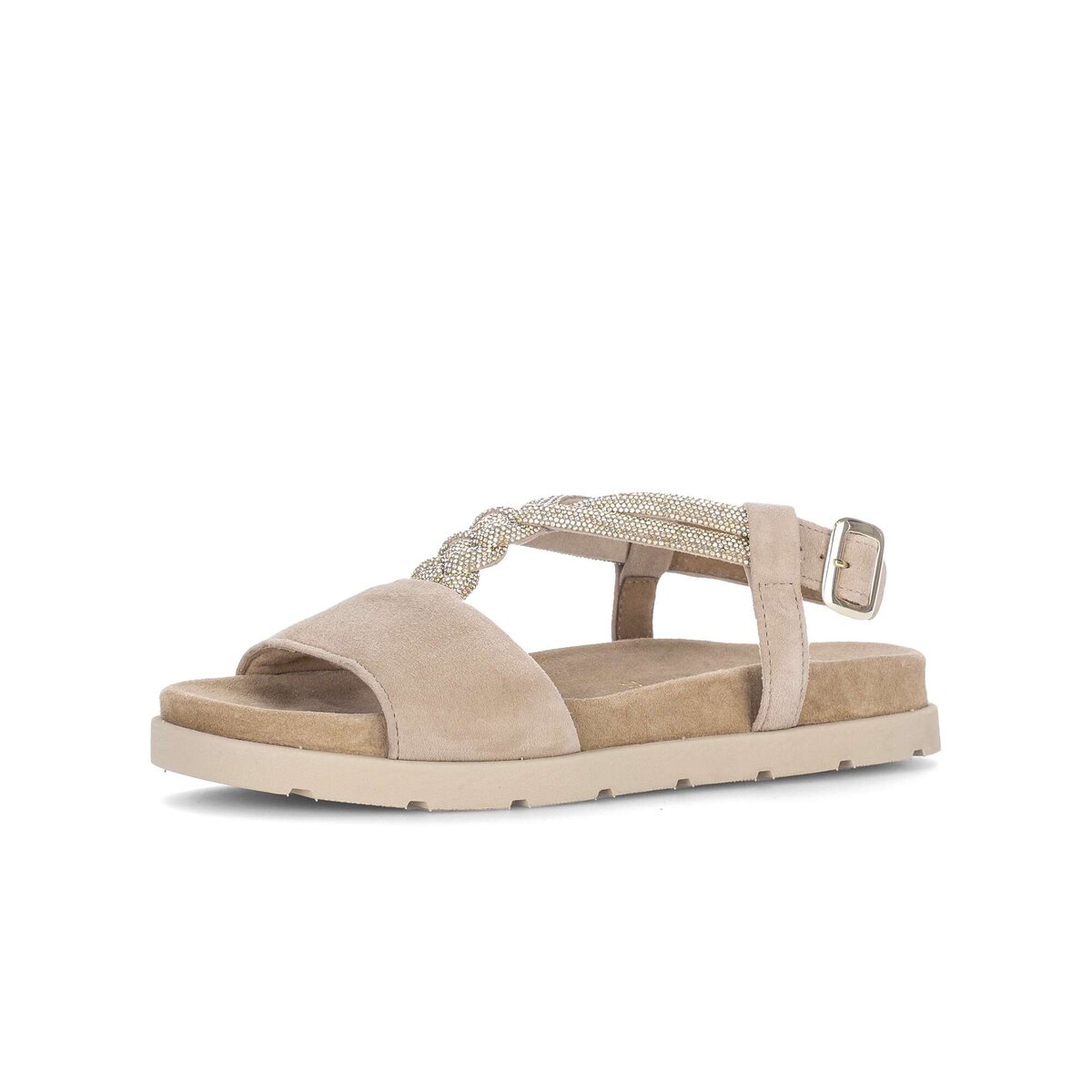 Riemchensandale GABOR "Riemchensandale", Damen, Gr. 41, beige, Schuhe Riemchensandale 10