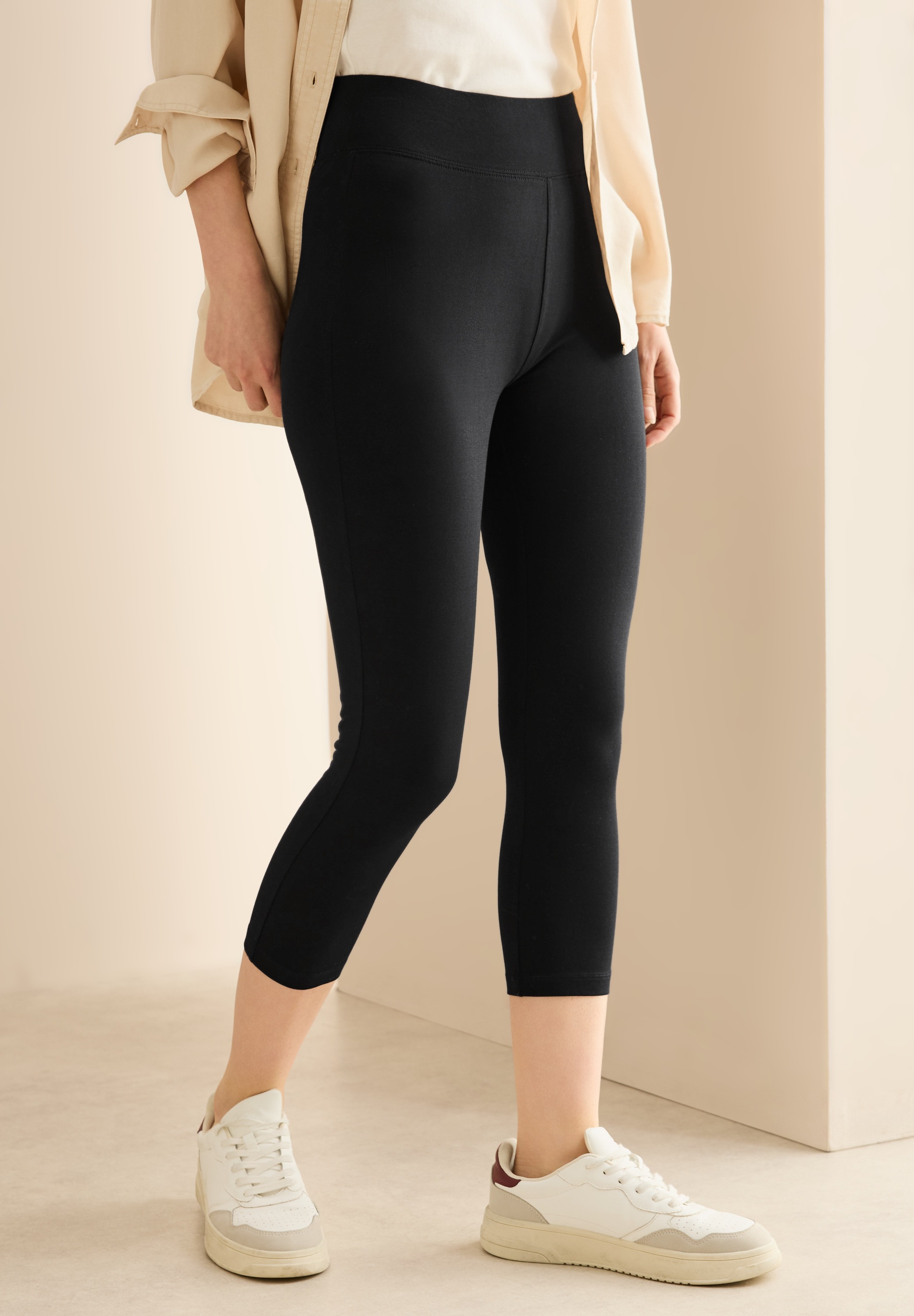 Cecil 3/4-Leggings Capri mit Stretch und elastischem Bund günstig online kaufen