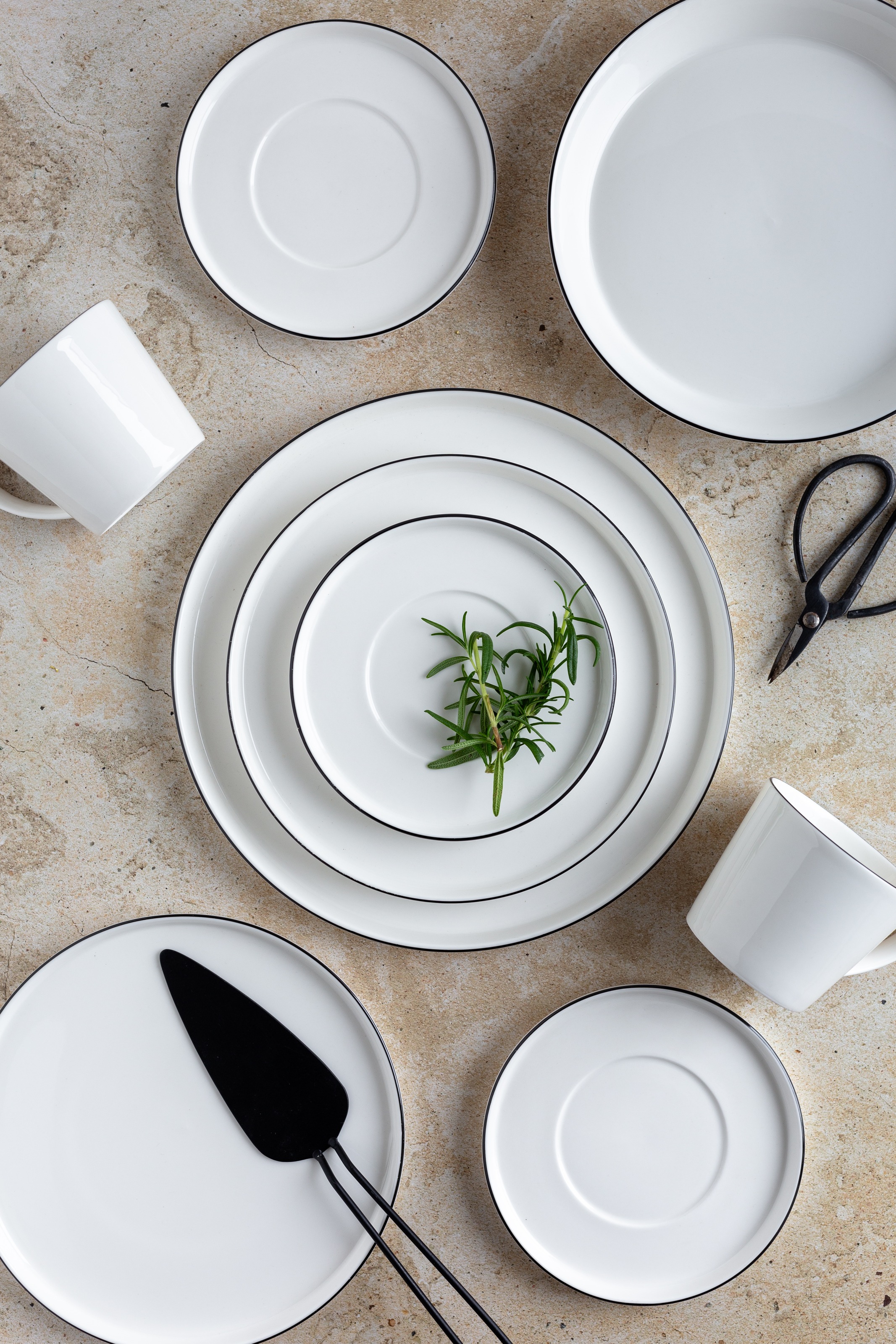 MÄSER Tafelservice "SITA, aus Porzellan" Teller Set, Geschirr-Set, Service günstig online kaufen