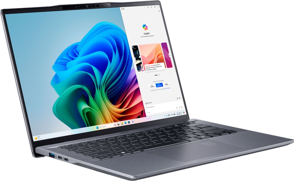 Acer Notebook »SFG14-01-X1YT«, 36,8 cm, / 14,5 Zoll, Qualcomm, Snapdragon X Plus, Adreno, 512 GB SSD