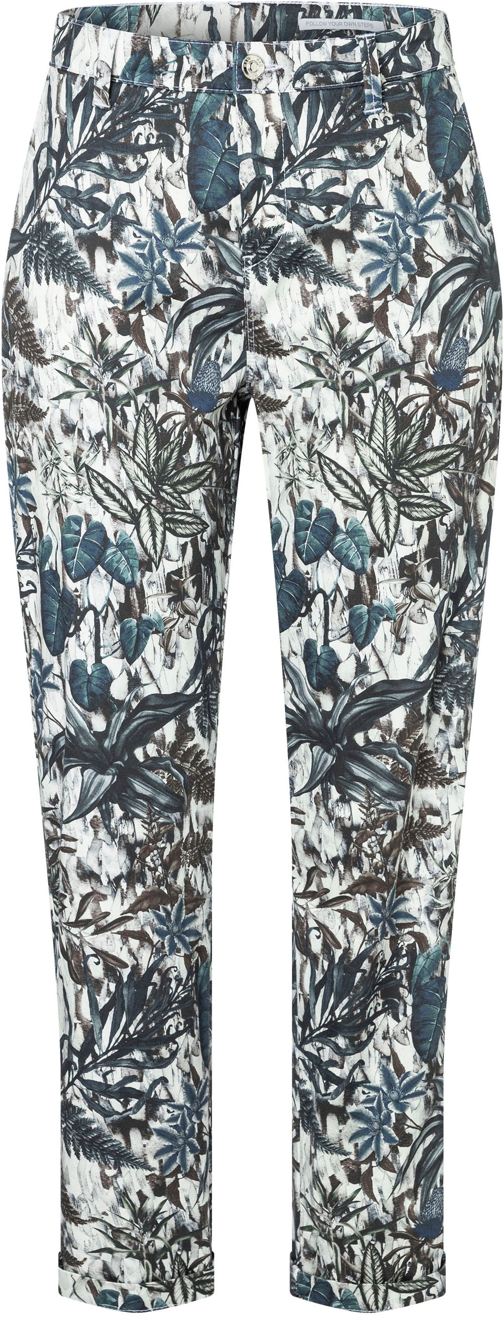 MAC Chinohose »CHINO turn up«  mit dezentem Glanz, elegant und sportiv zugleich