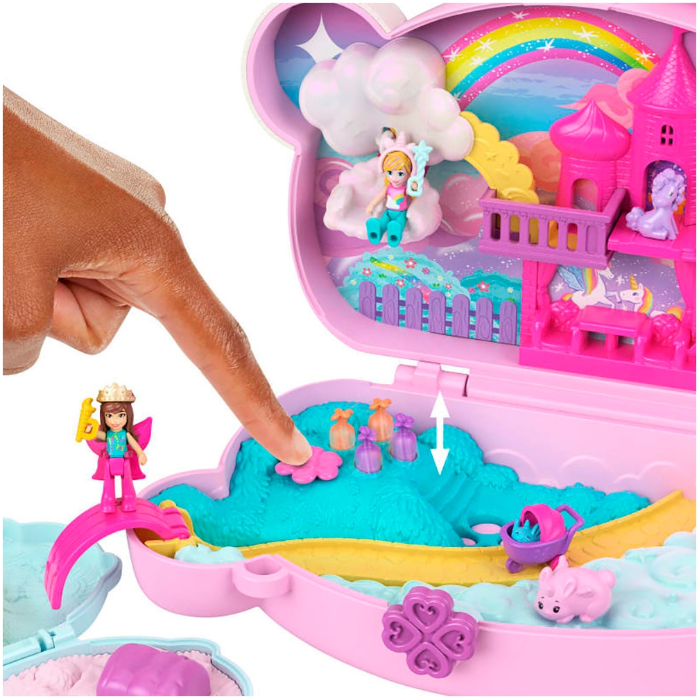 Polly Pocket Spielwelt »Baby und Häschenmama Schatulle«