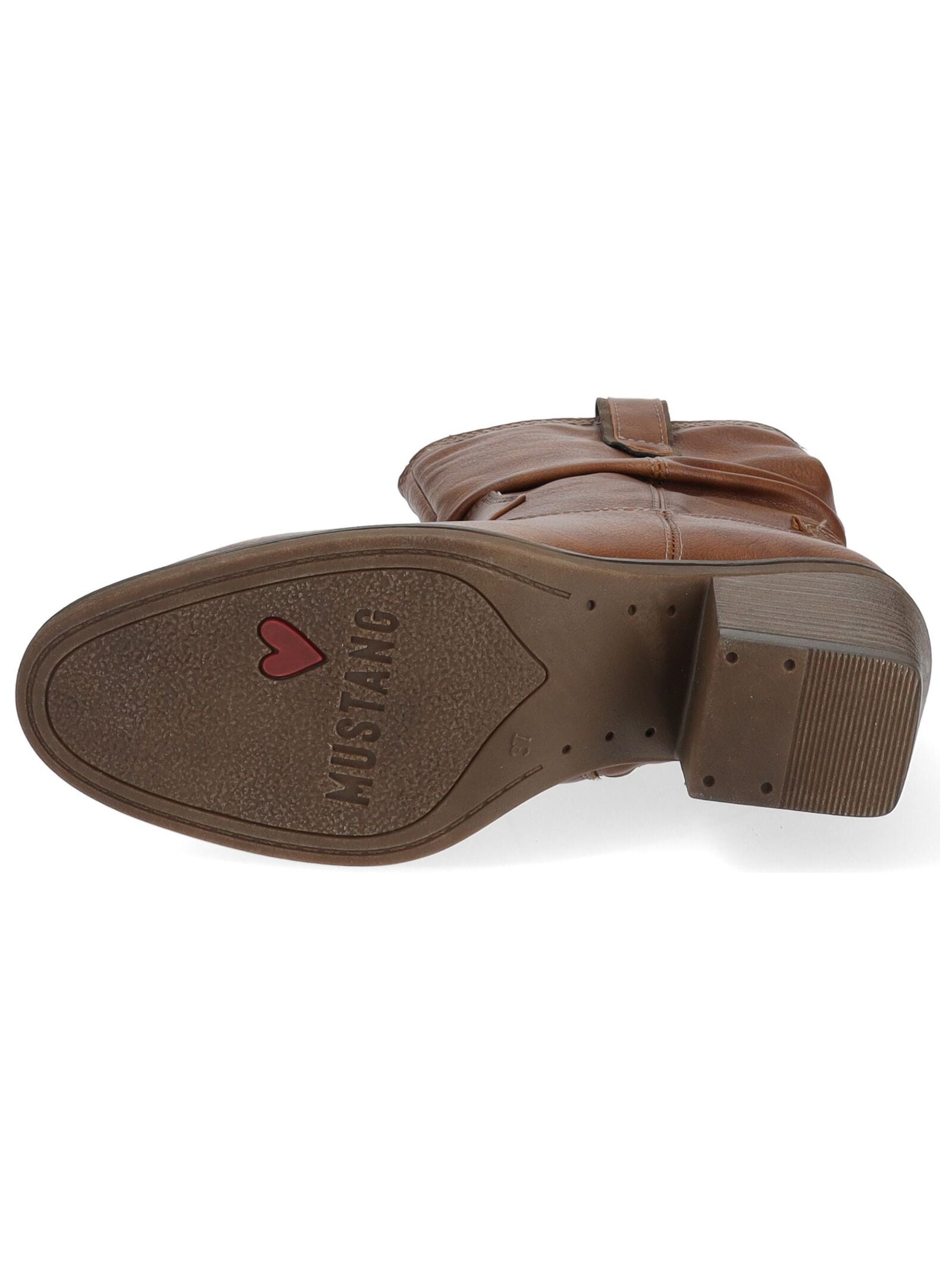 Mustang Shoes Bikerboots »Mustang Shoes Stiefelette Lederimitat«