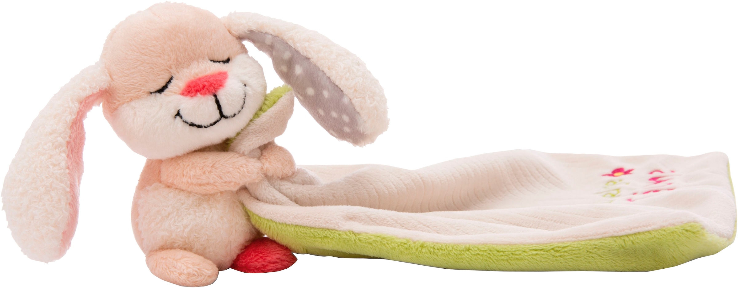 Nici Schmusetuch »My First NICI, Schmusetuch mit Kuscheltier Hase, Kuschelige Träume«, mit aufgestickter Botschaft