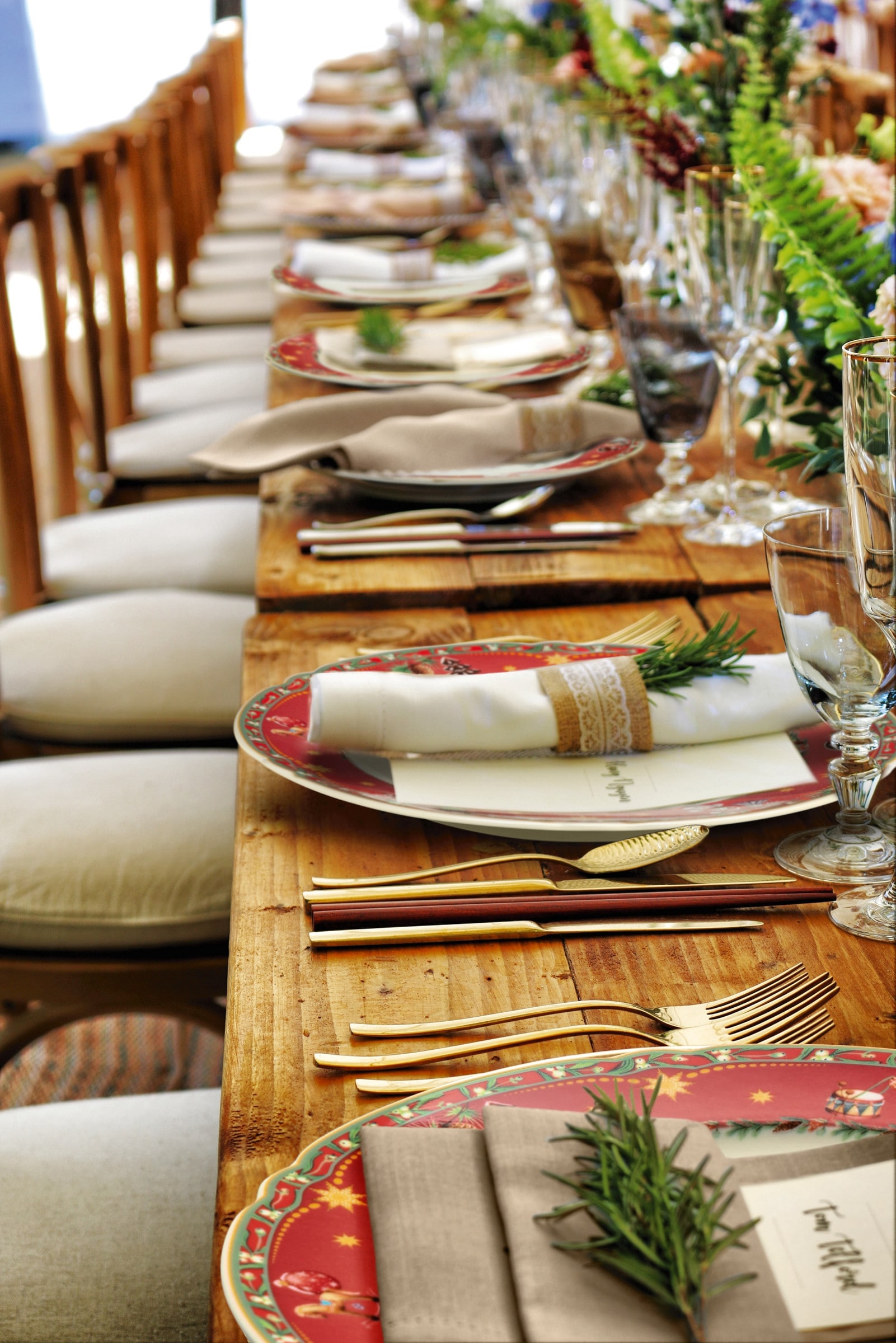 Seltmann Weiden Tafelservice "Teller Set Weihnachten, Advent, Geschirr-Set günstig online kaufen