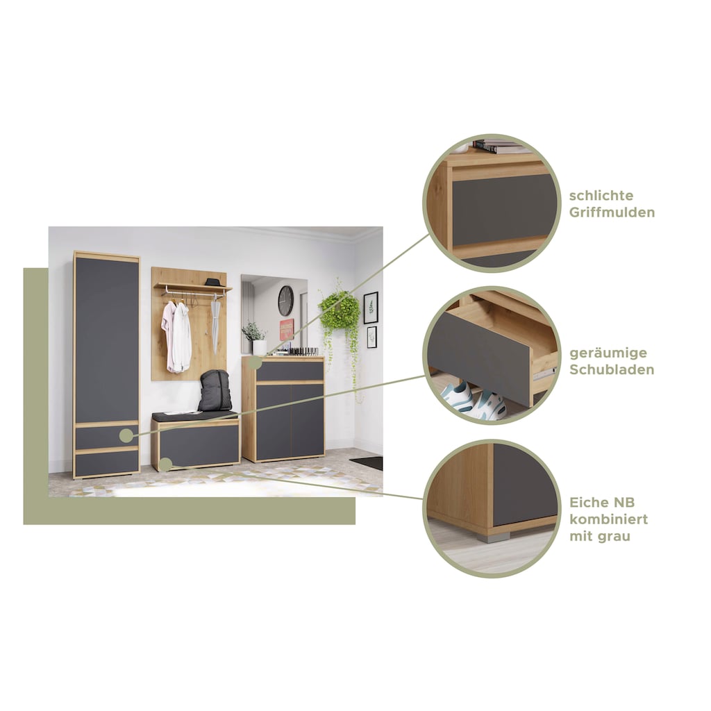 INOSIGN Kompaktgarderobe »Trosa«, Breite 90 cm