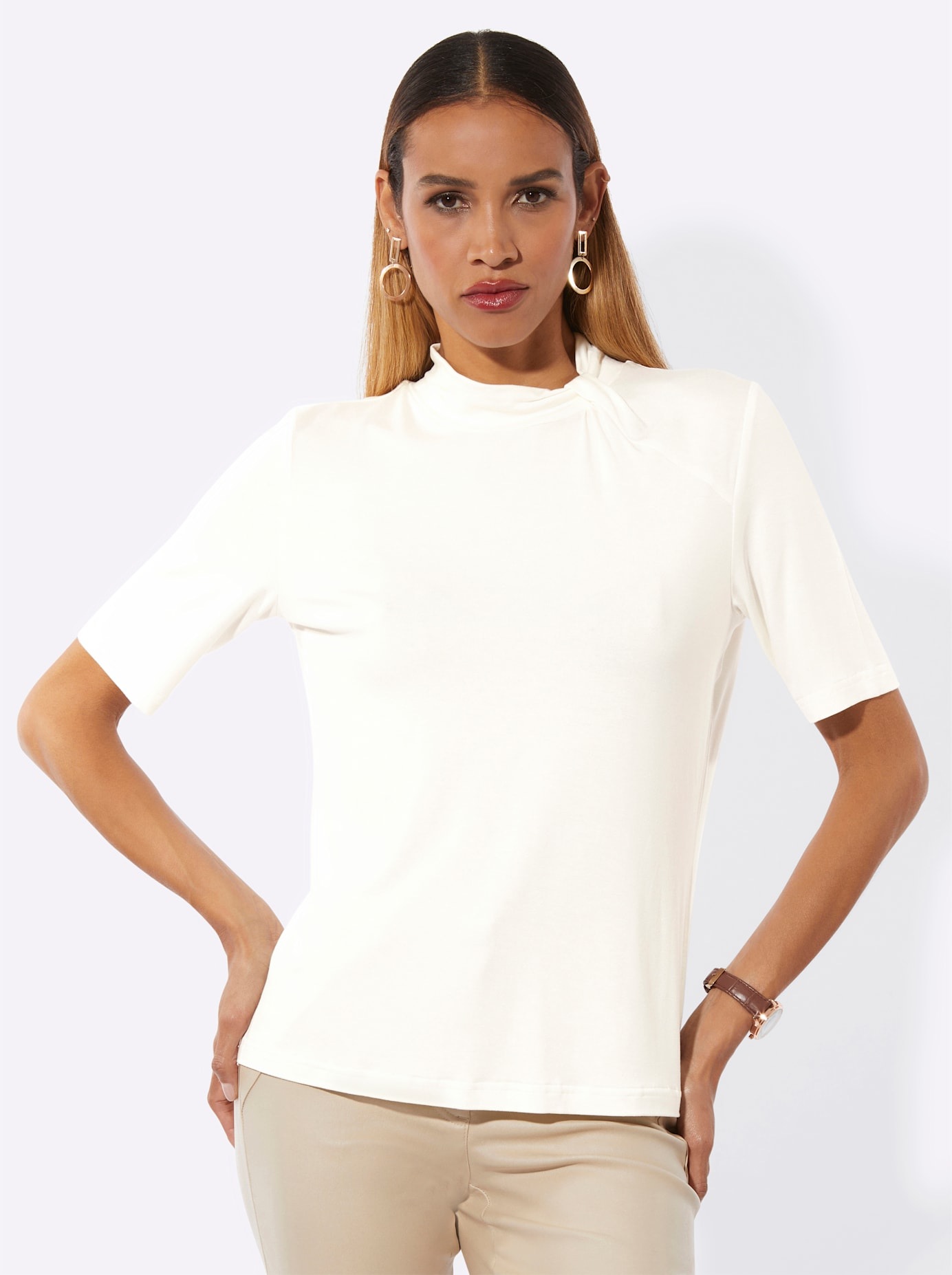 creation L Kurzarmshirt "Shirt" 1 tlg. günstig online kaufen