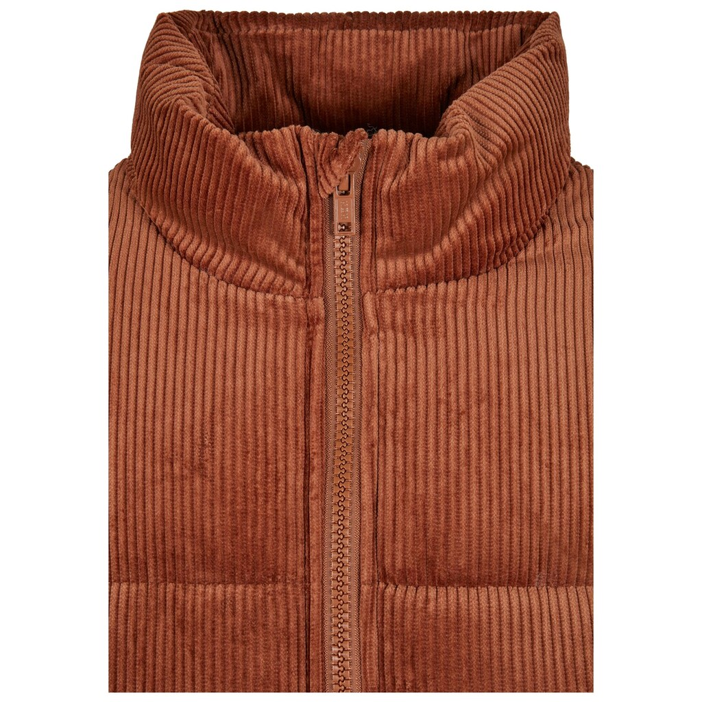 URBAN CLASSICS Winterjacke »Herren Boxy Corduroy Puffer Jacket«, (1 St.), ohne Kapuze