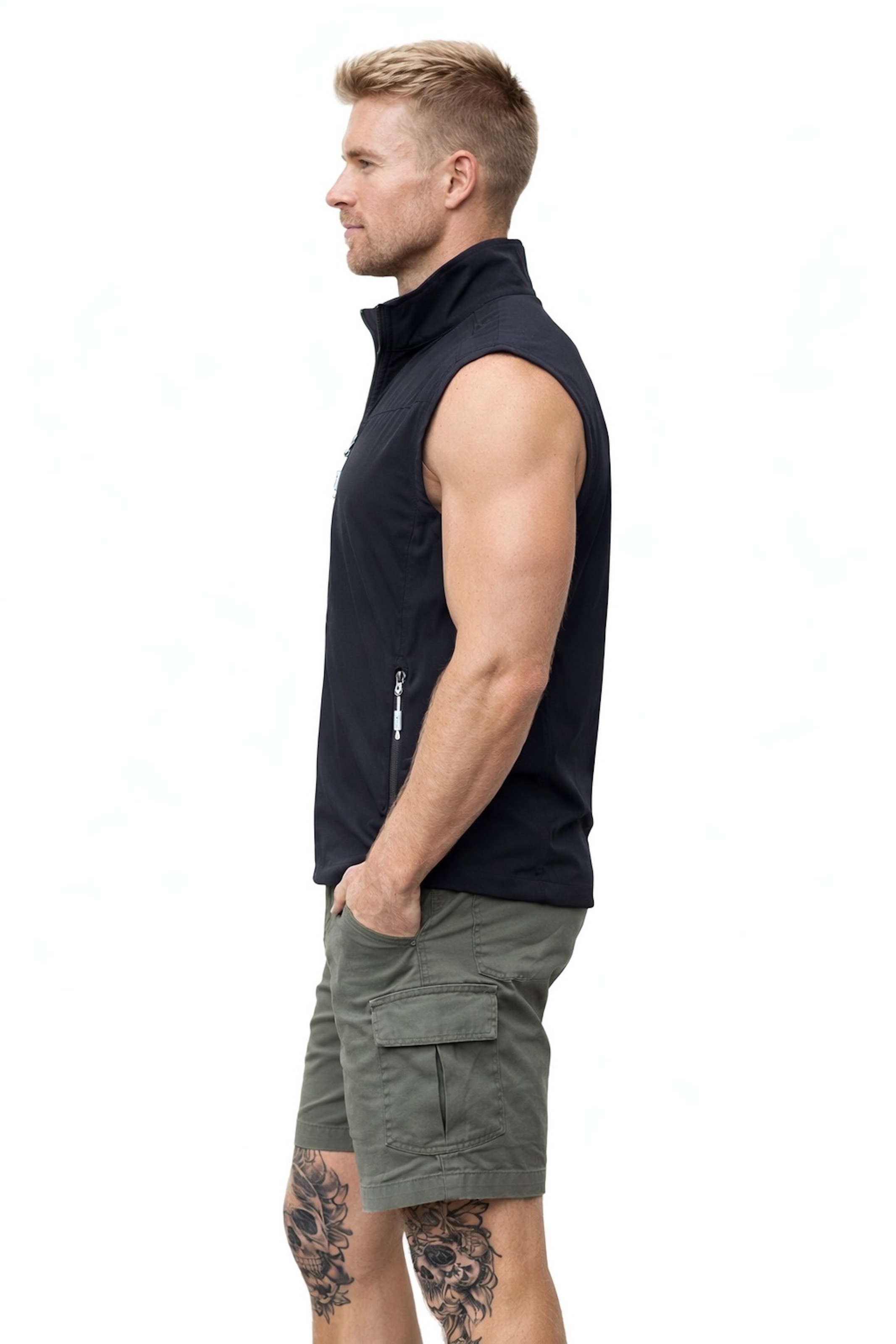 Funktionsweste LPO "Cosmo WMN", Herren, Gr. S, schwarz, 85% Polyester, 15% Elasthan, Westen Funktionsweste, auch in Großen Größen erhältlich 2