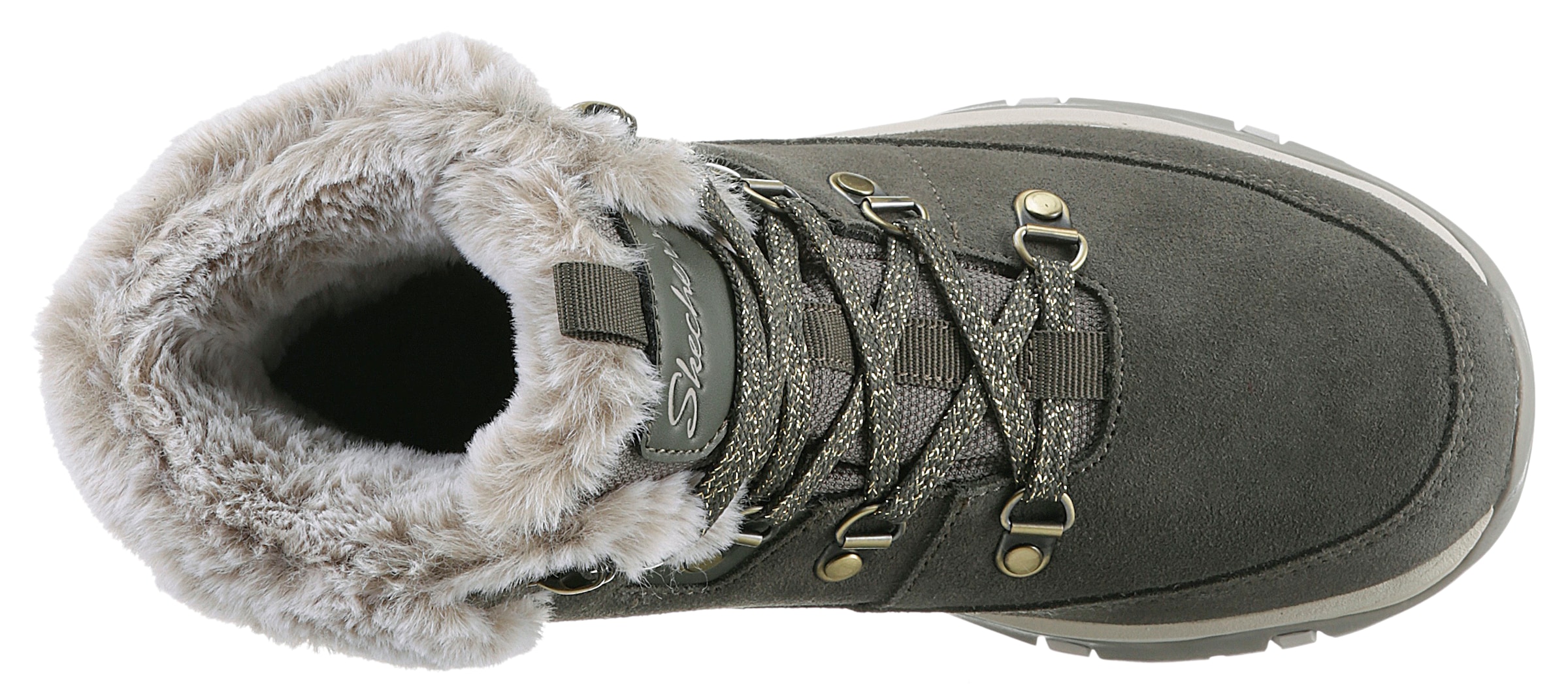 Skechers Winterboots »TREGO-«, Chunky Boots, Freizeitschuh, Winterstiefel mit Plateausohle