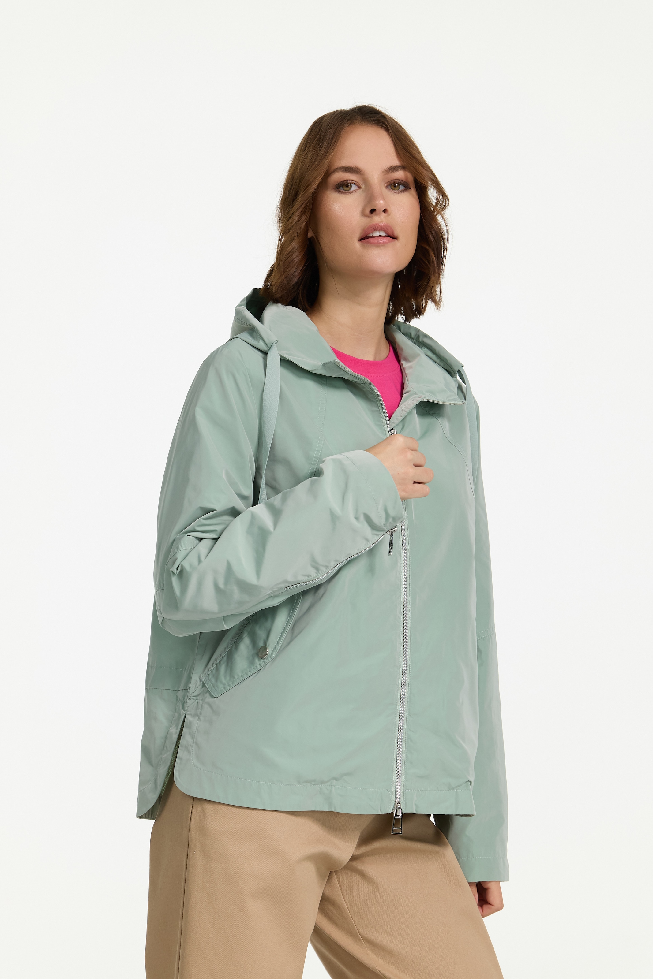 MANISA Kurzjacke, mit Kapuze, mit Kapuze