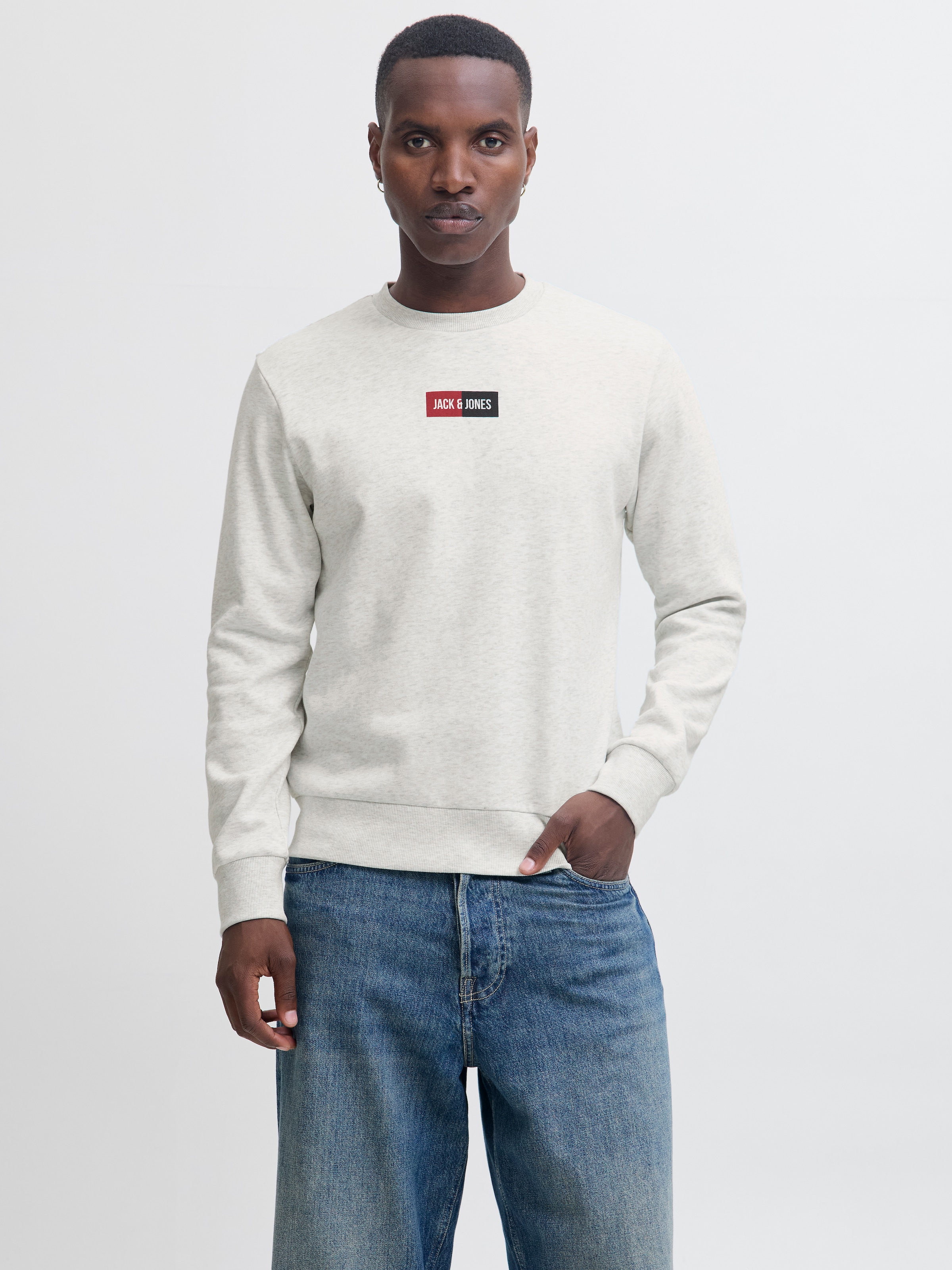 Jack & Jones Sweater "JJPAN SWEAT CREW NECK" günstig online kaufen