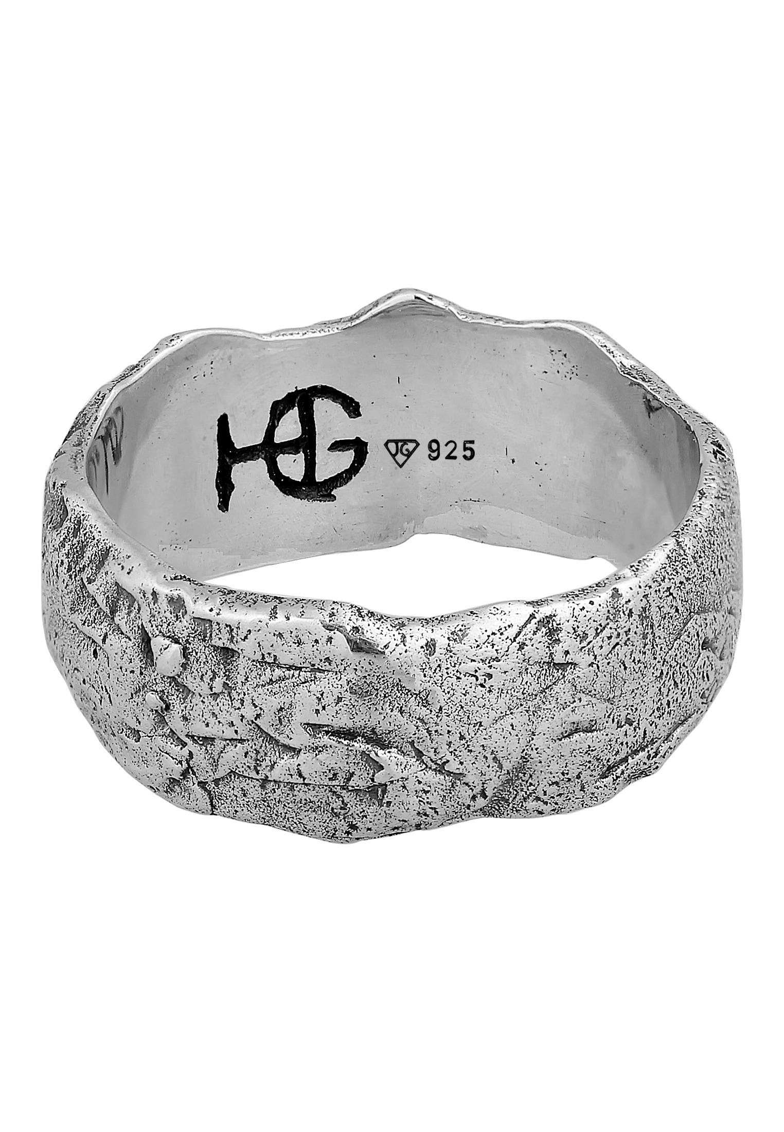 HAZE & GLORY Silberring »Ring Herren Bandring - Serpent 925 Silber«