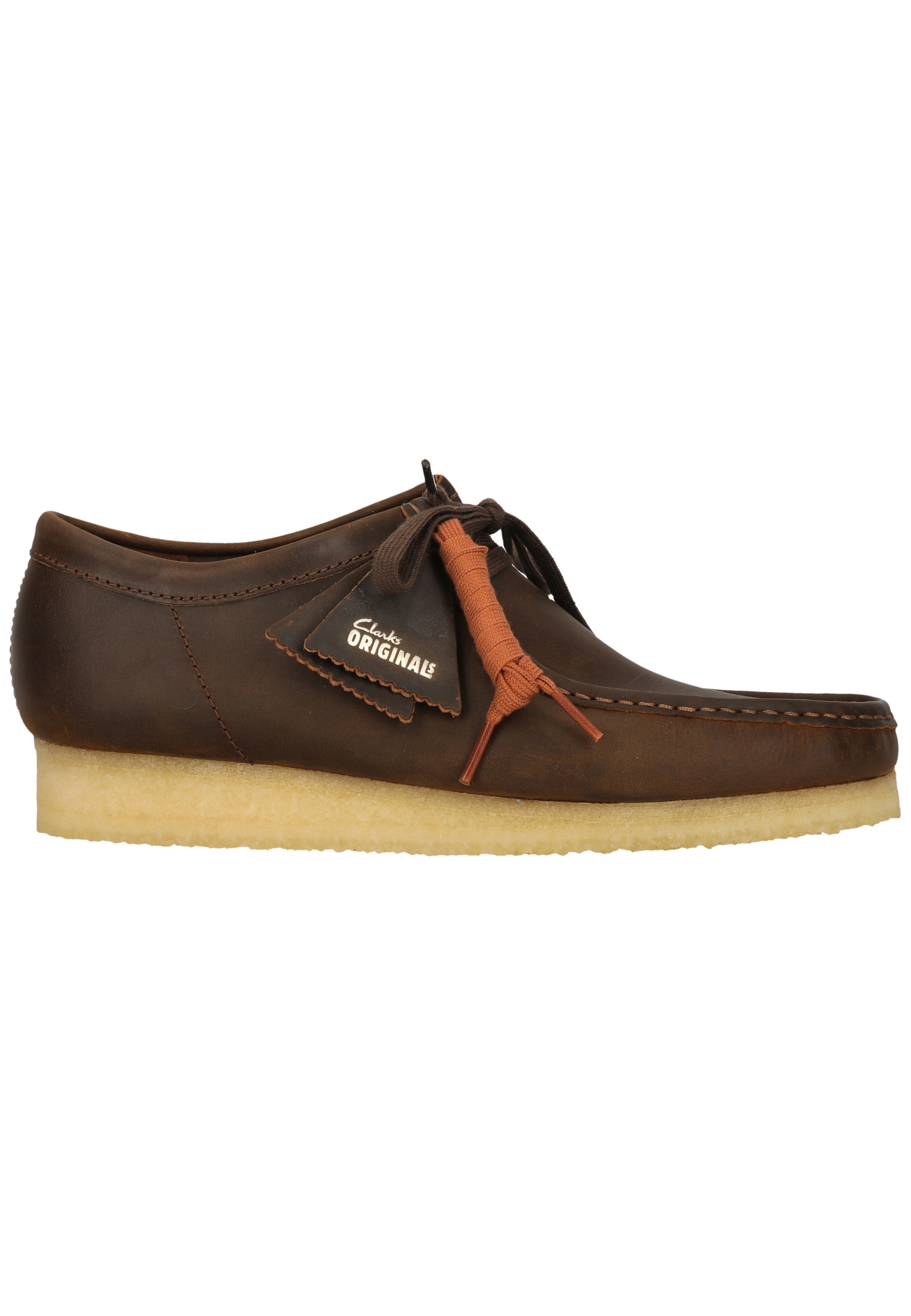 Clarks Schnürschuh »Wallabee Beeswax«  im klassischen Design