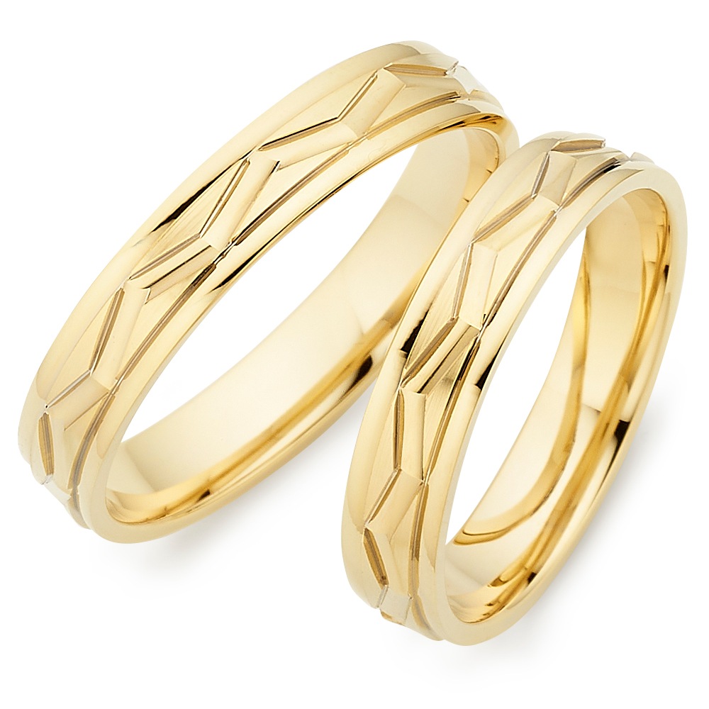 PHÖNIX Damen Trauring "Schmuck Partnerring Ehering Verlobungsring Freundschaftsring", 68, Silber 925 (Sterlingsilber), 4mmgelbgoldfarben, Silber 925