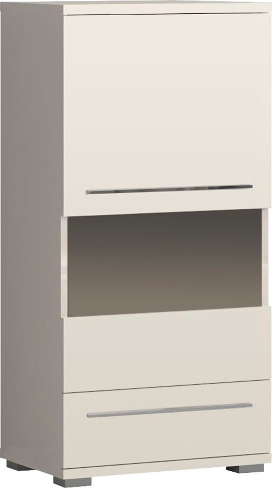 OTTO home Highboard "Piano Vitrine" (H/B/T): 123/69/40,2cm, UV lackiert, So günstig online kaufen