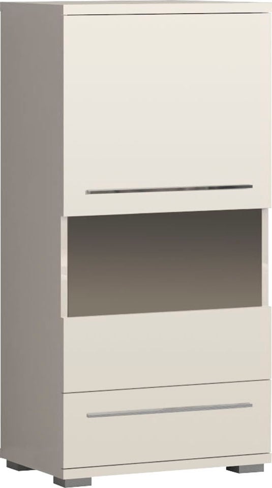 Places of Style Highboard "Piano Vitrine", UV lackiert, Soft-Close Funktion günstig online kaufen